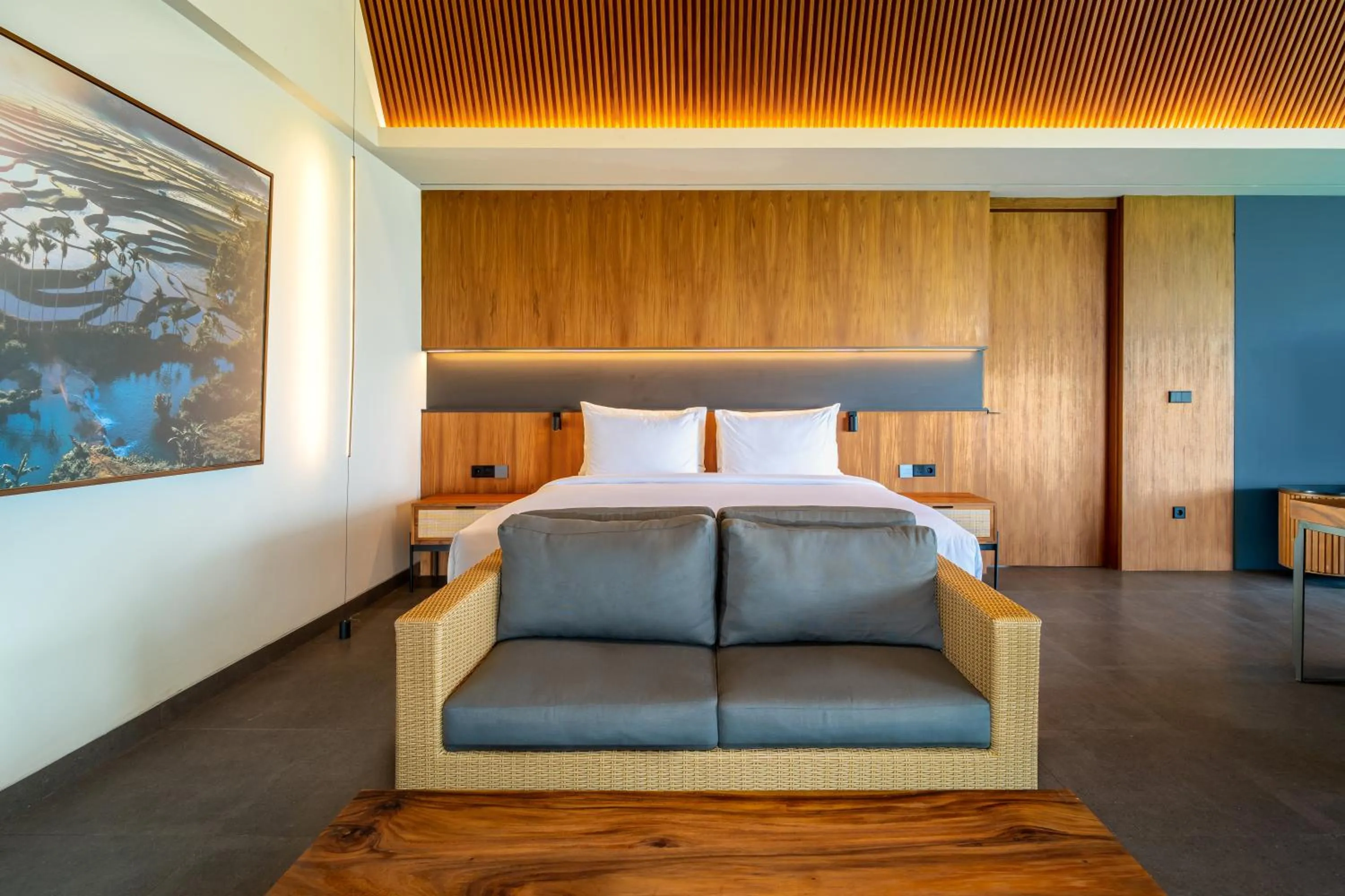 Photo of the whole room, Bed in The Line Canggu