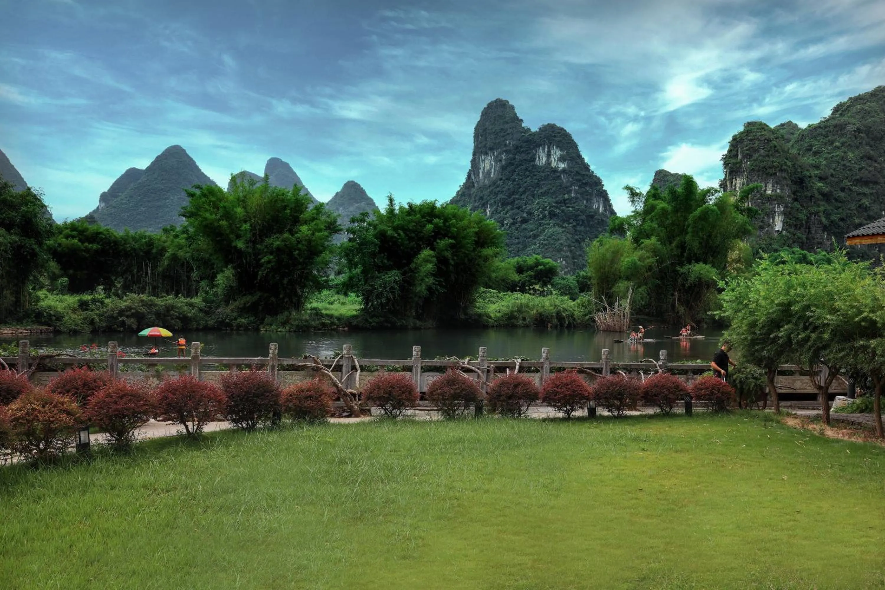 Natural landscape in Yangshuo Mountain Retreat