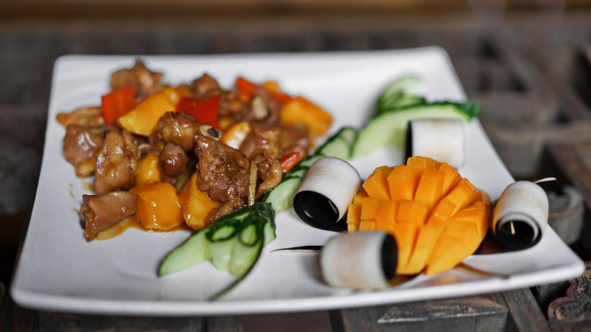 Food close-up in Yangshuo Mountain Retreat