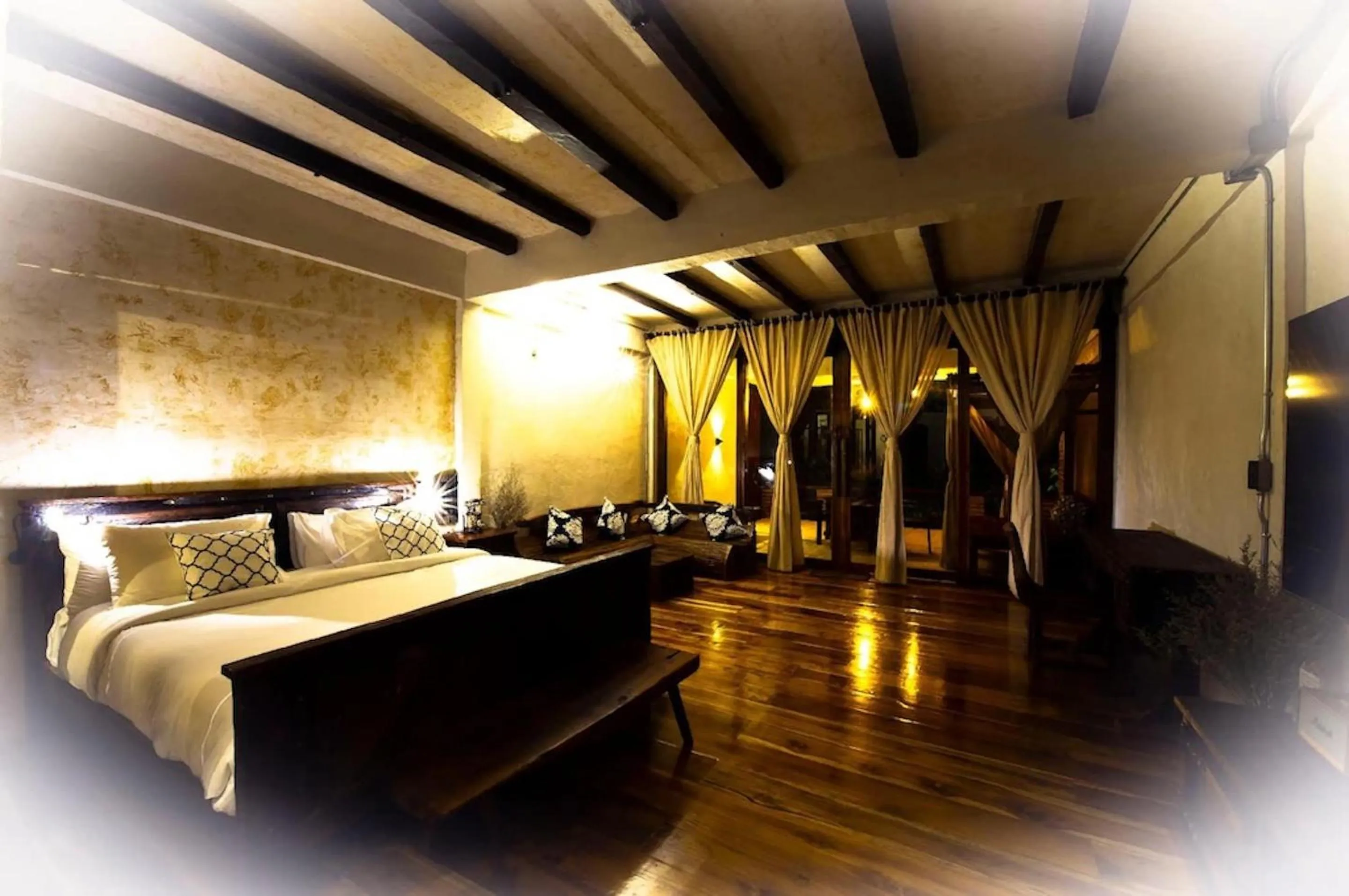 Bed in Kawarin River Exclusive Hotel & Resort