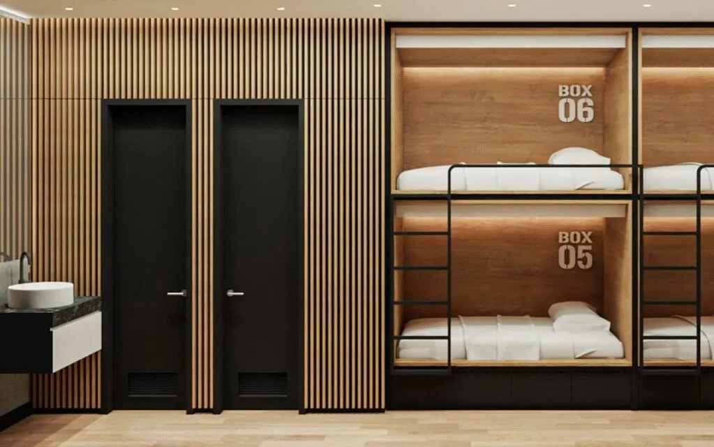 Bed in Caldwell Boutique Hotel