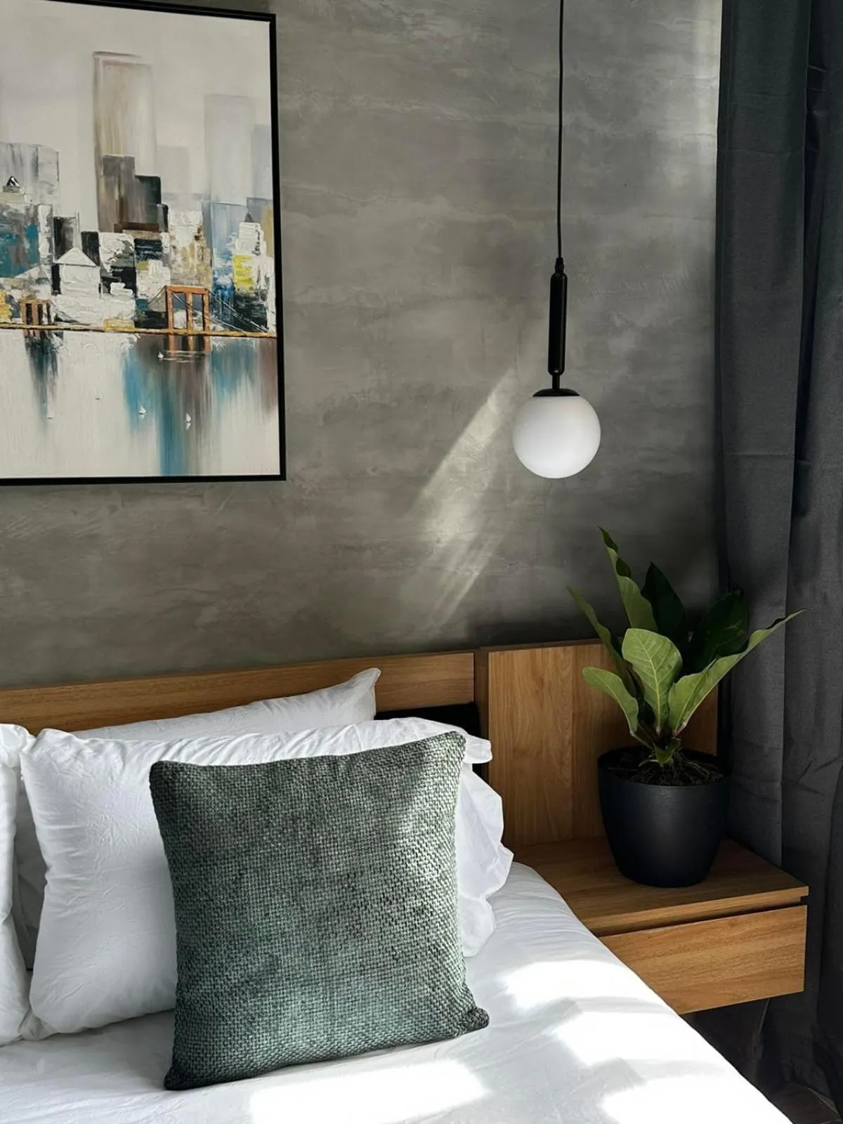 Bed in Caldwell Boutique Hotel