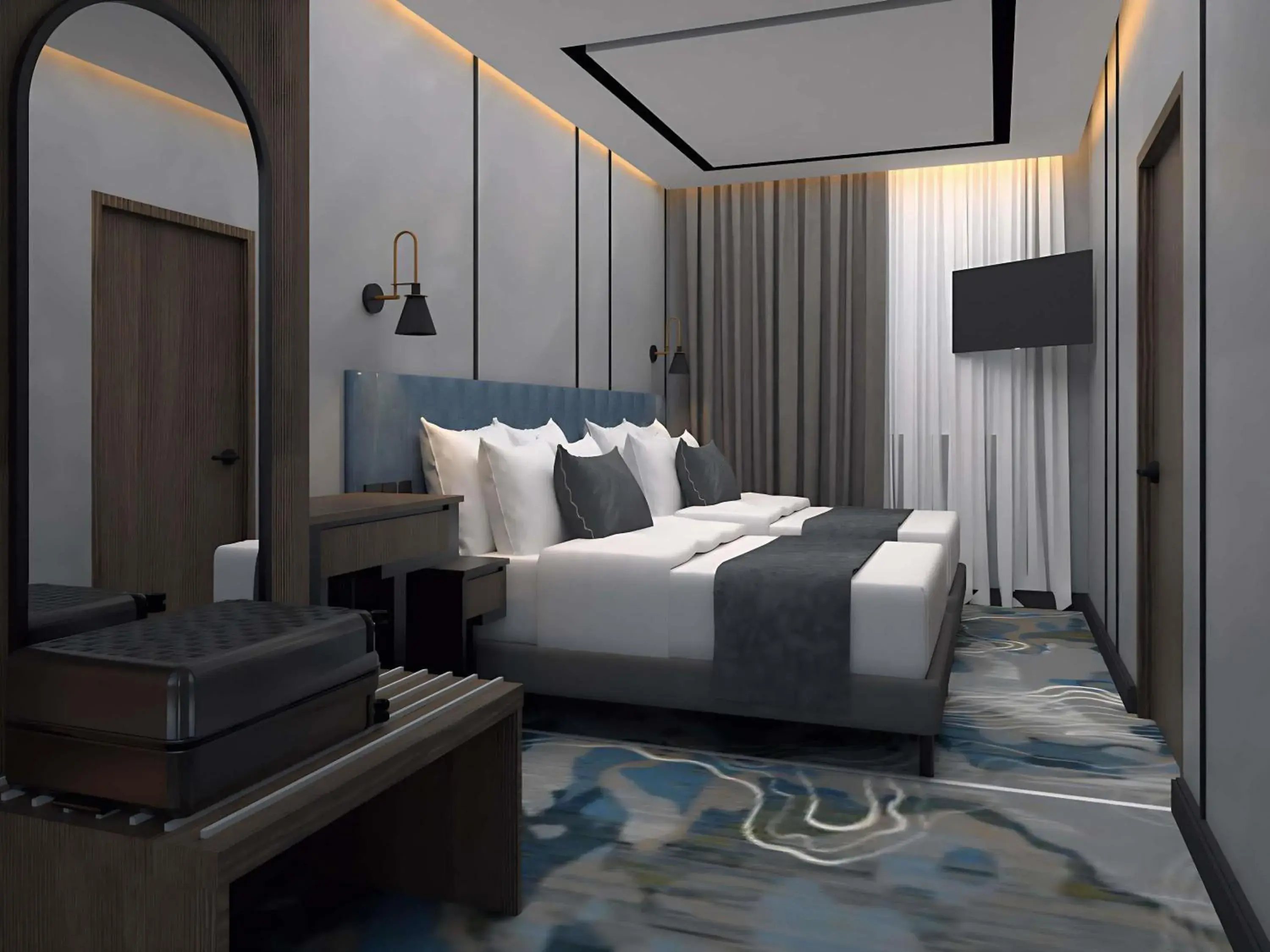 Bedroom in Ibis Budget Jakarta Daan Mogot Bedroom in Ibis Budget Jakarta Daan Mogot