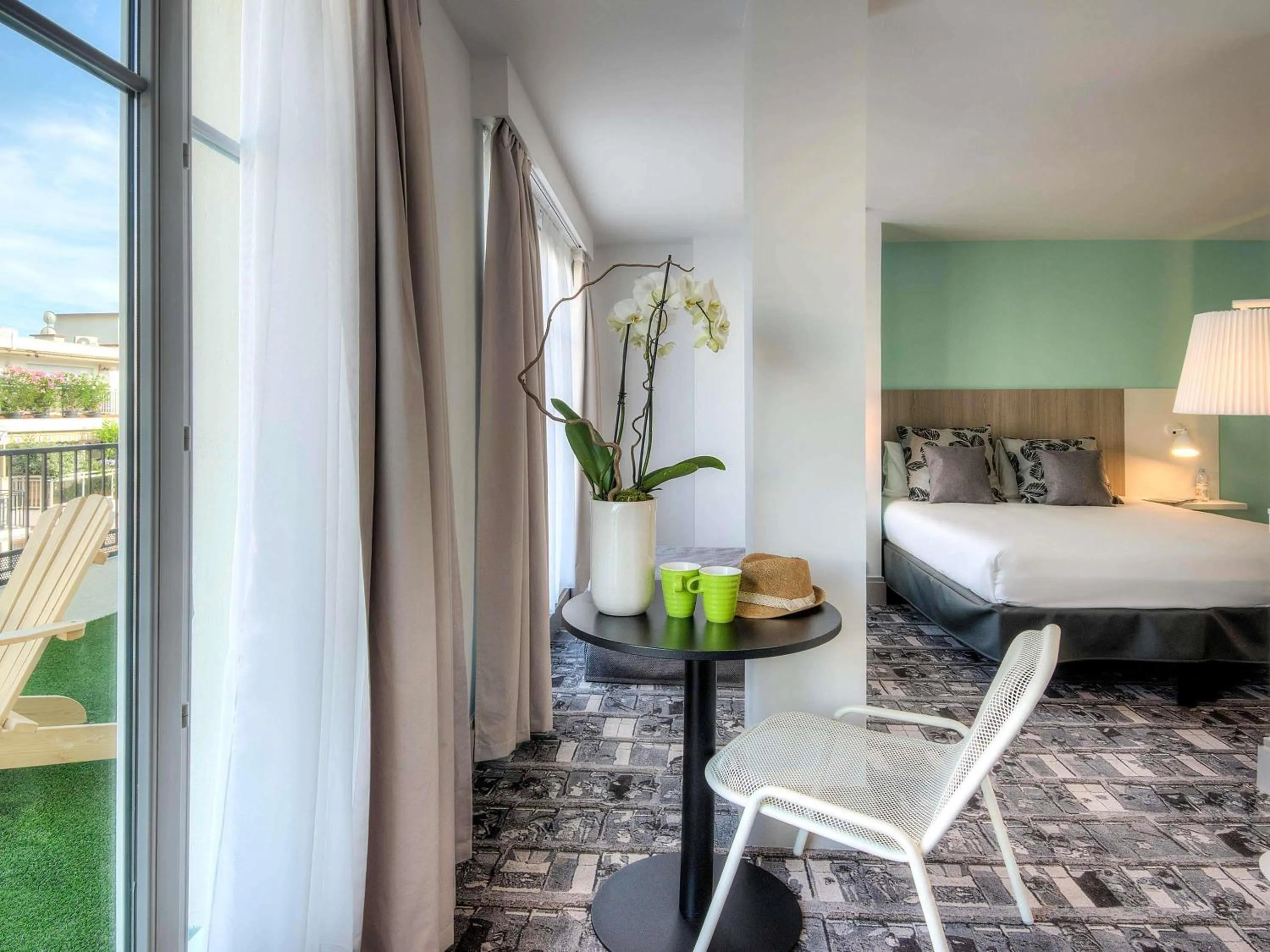 Bedroom in Ibis Styles Nice Centre Gare