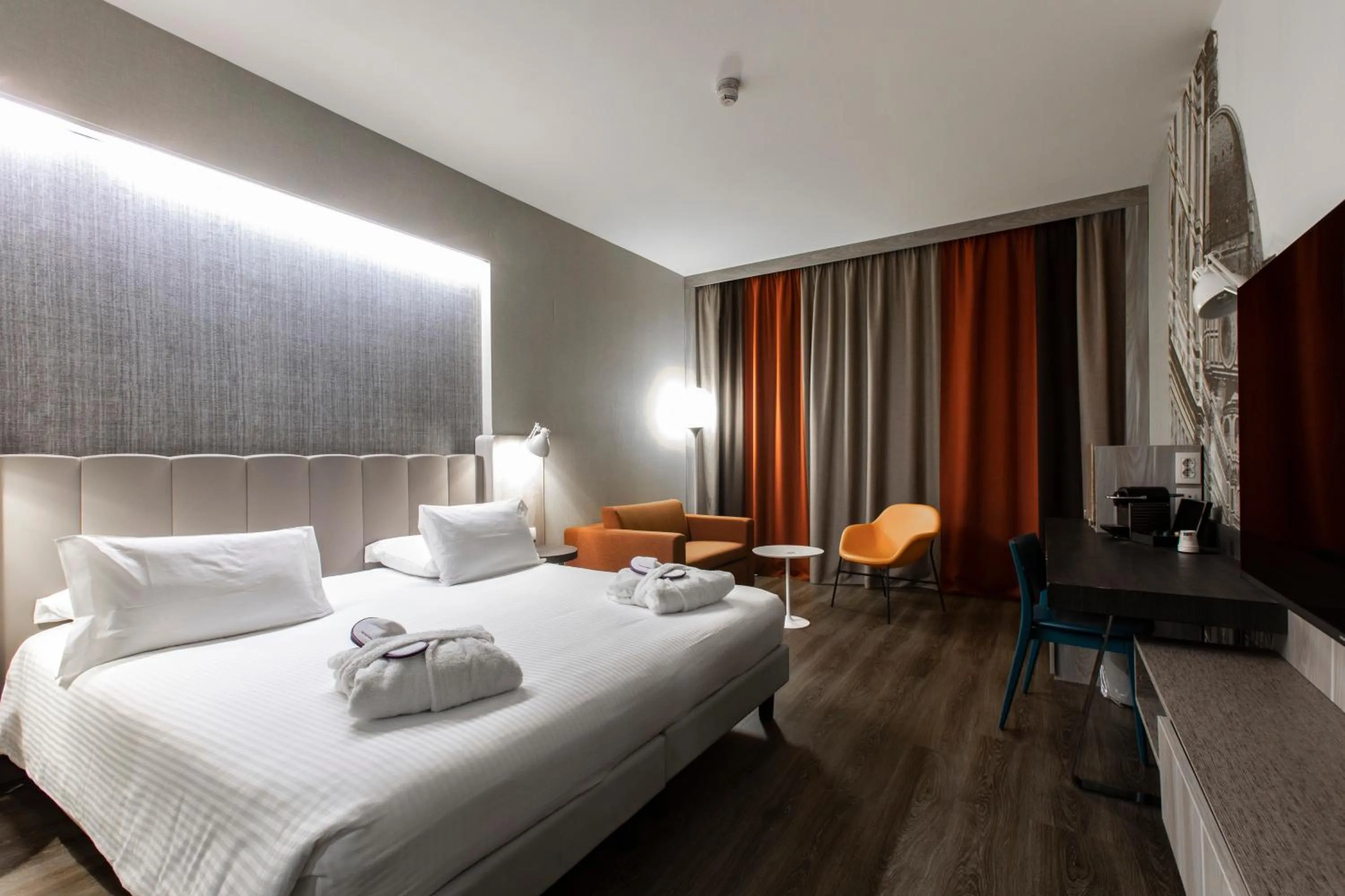 Bedroom, Bed in Mercure Firenze Centro