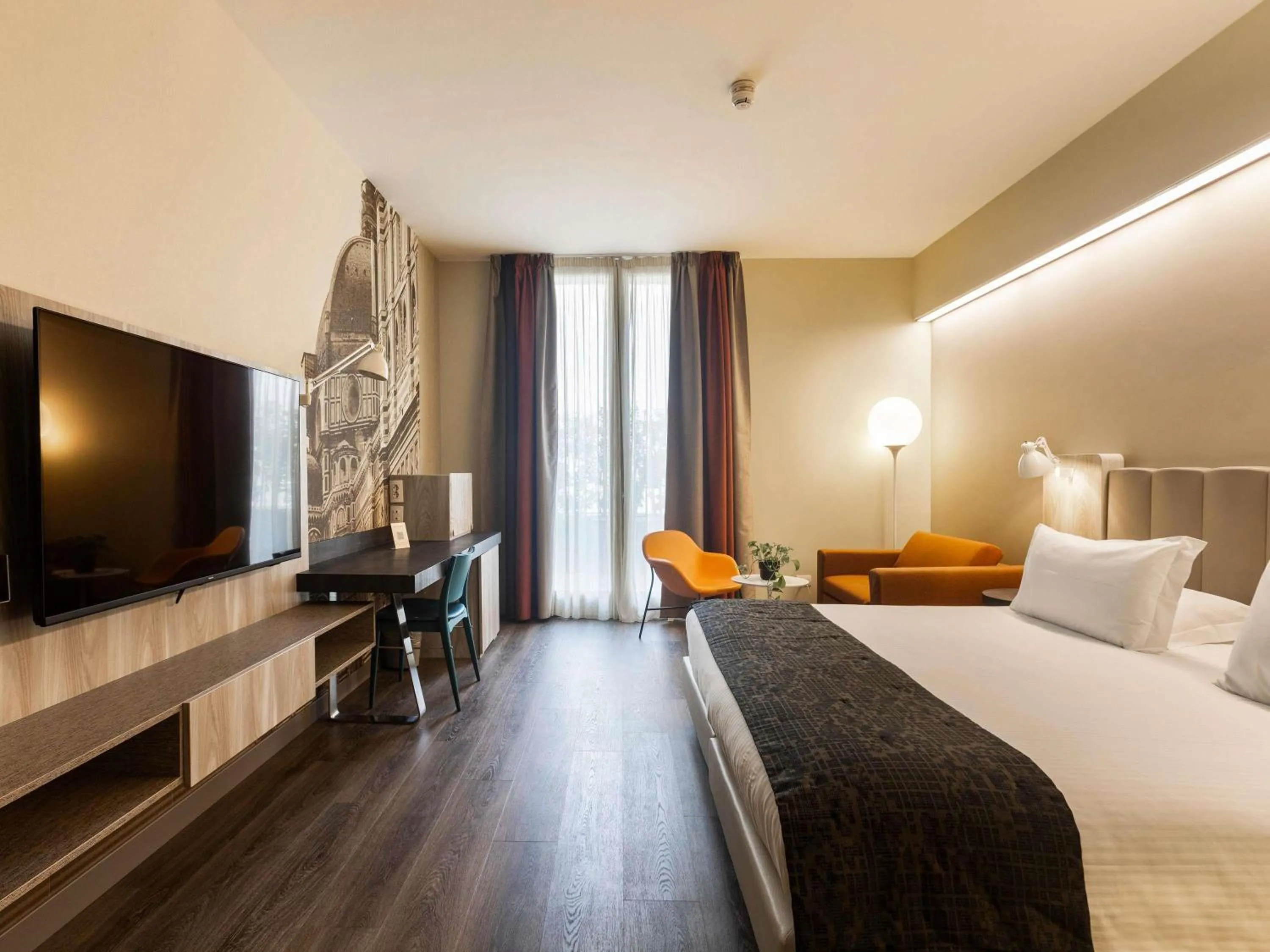 Bedroom, Bed in Mercure Firenze Centro