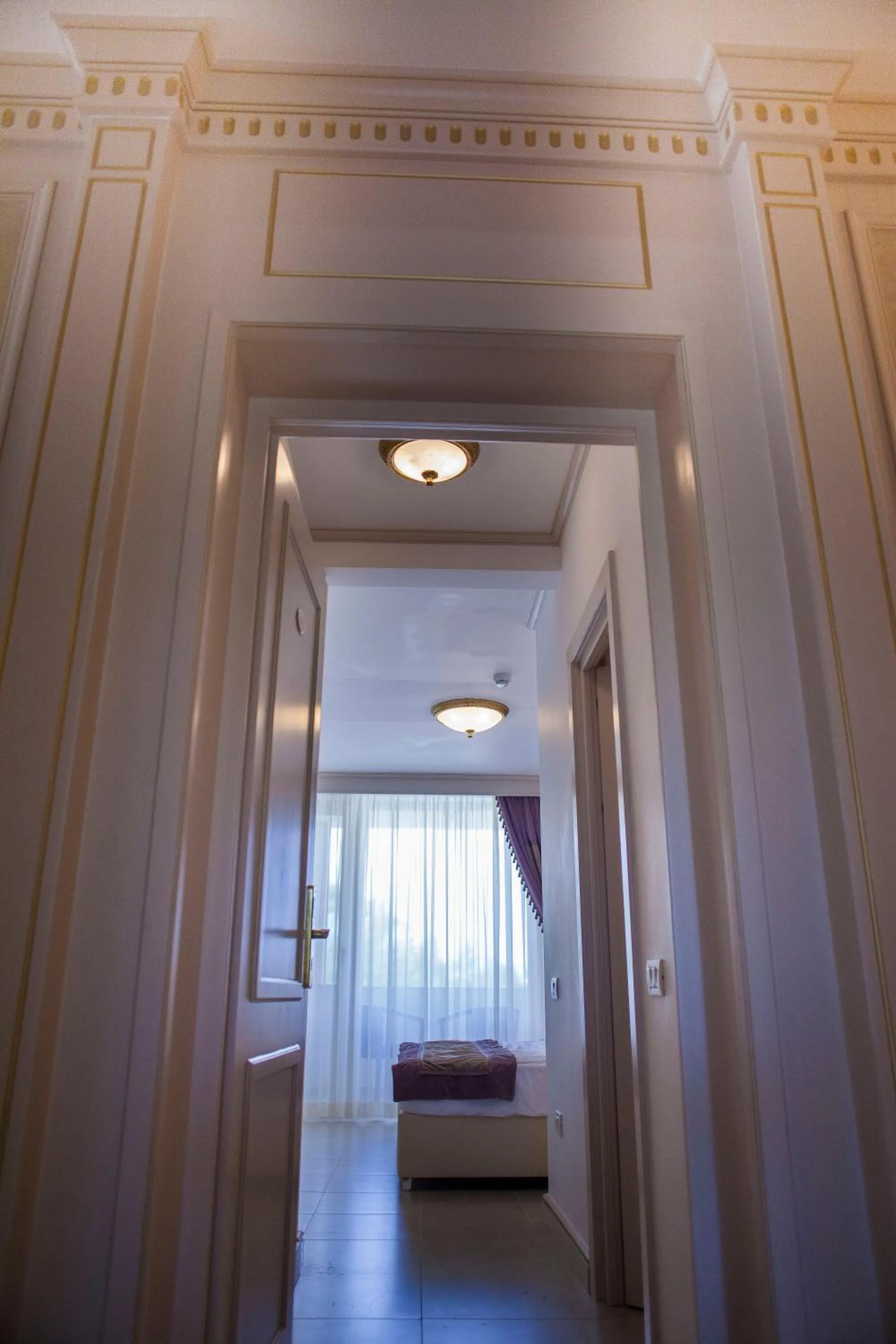 Decorative detail, Bed in Hotel Sulina International