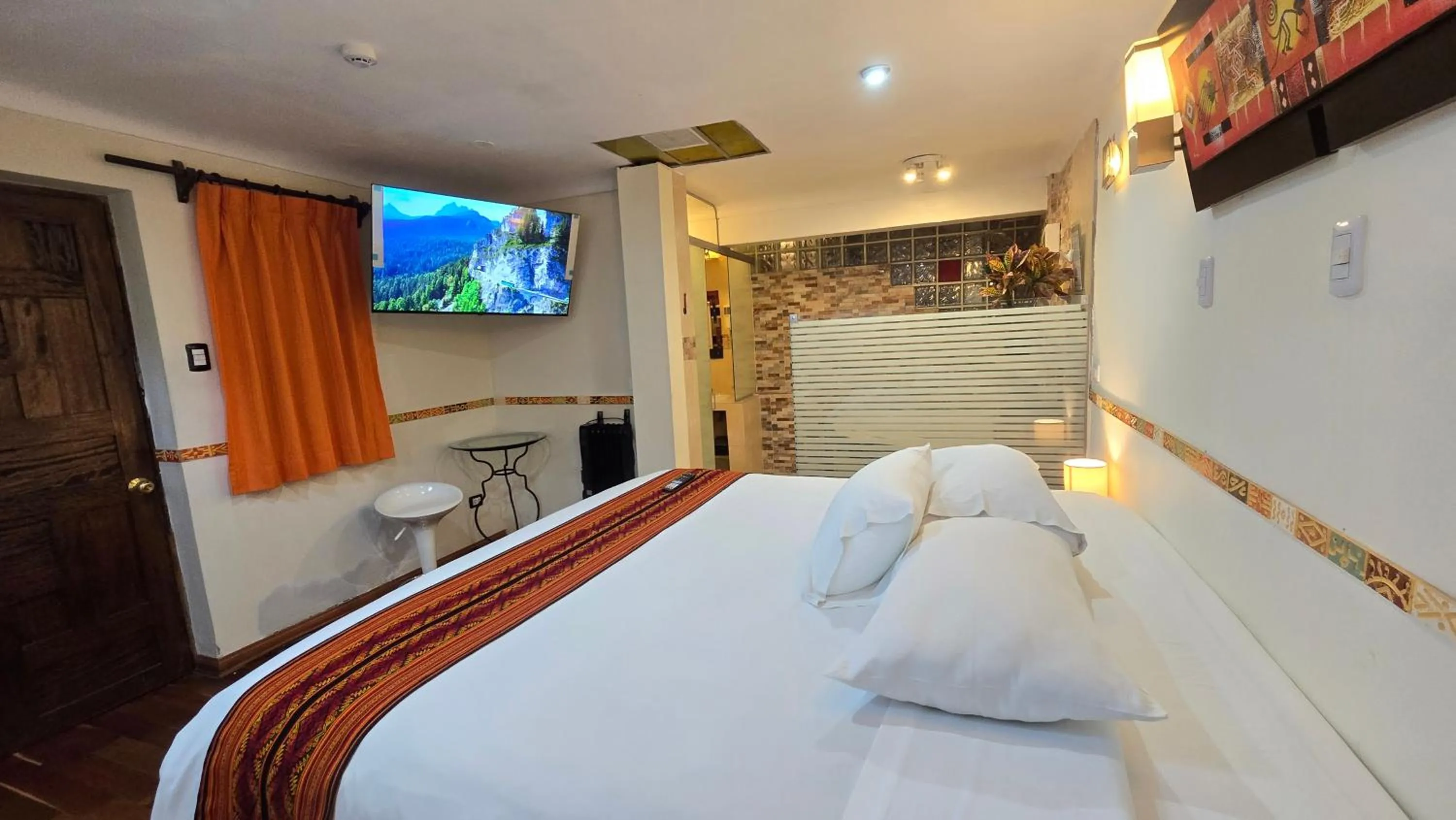 Bed in Hotel Cusco Museo