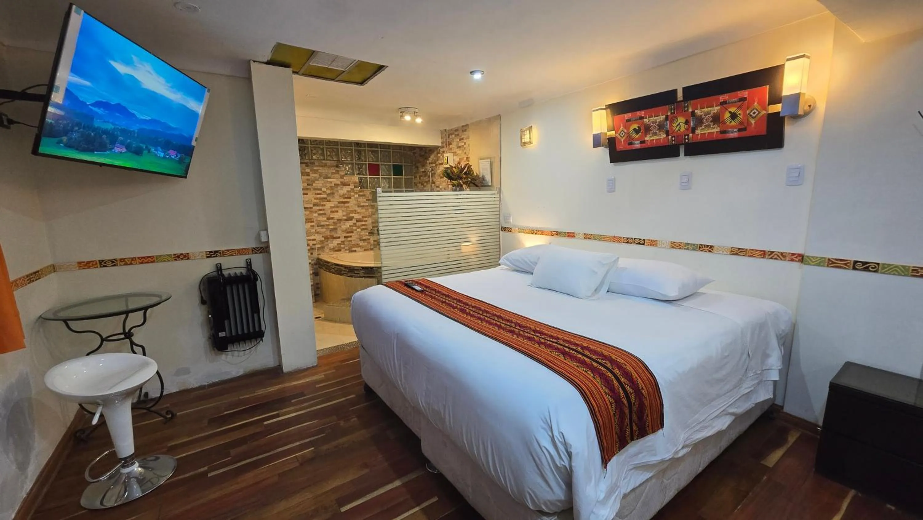 TV and multimedia, Bed in Hotel Cusco Museo