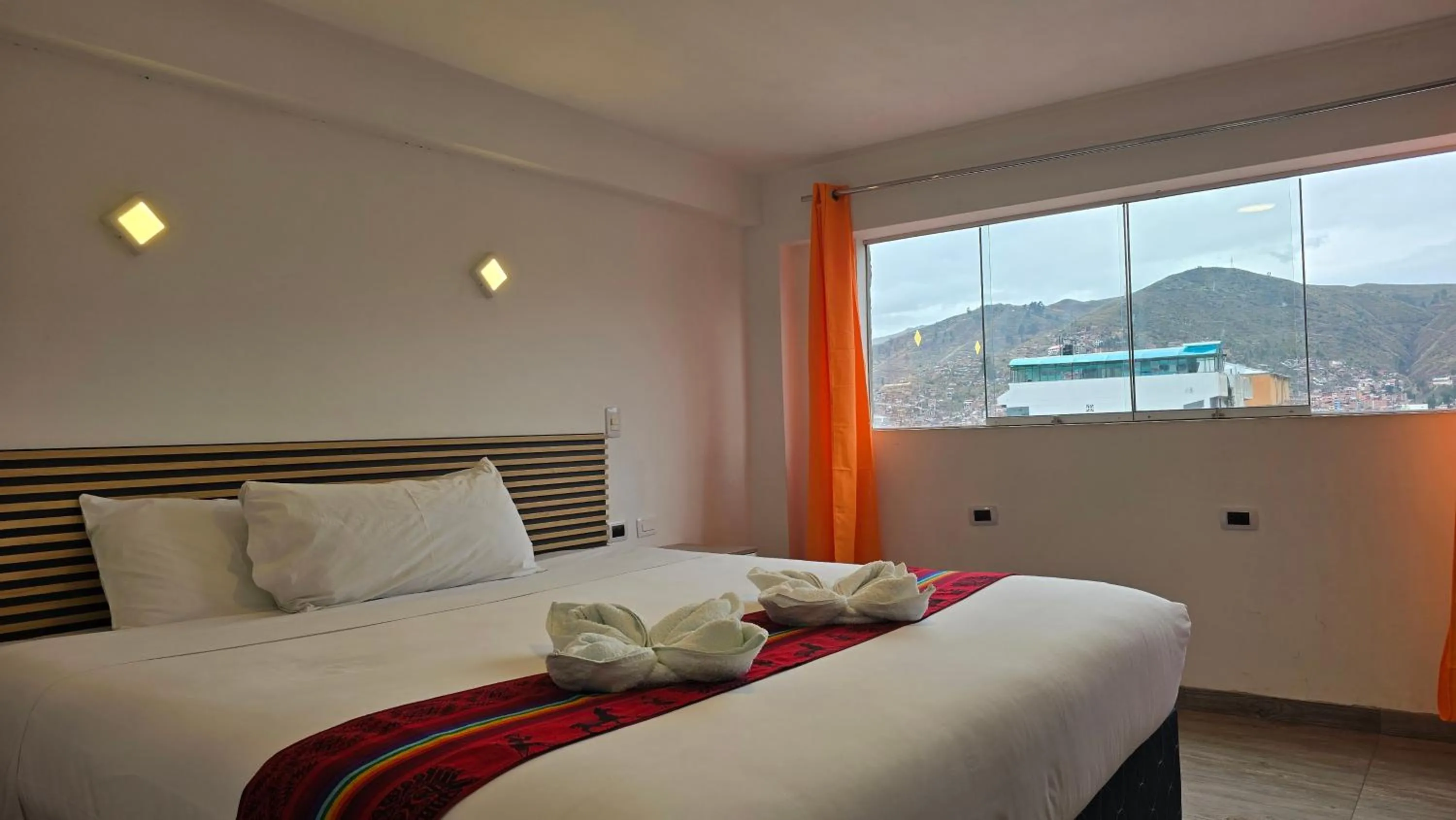 Natural landscape, Bed in Hotel Cusco Museo