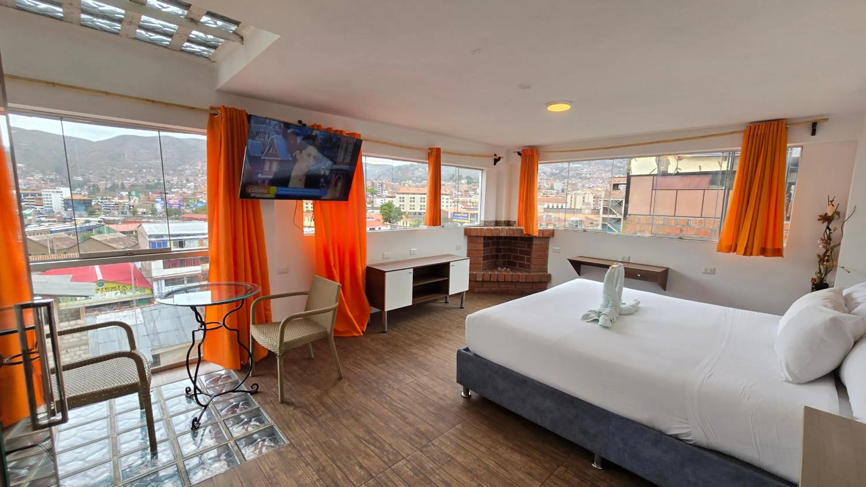 Bed in Hotel Cusco Museo