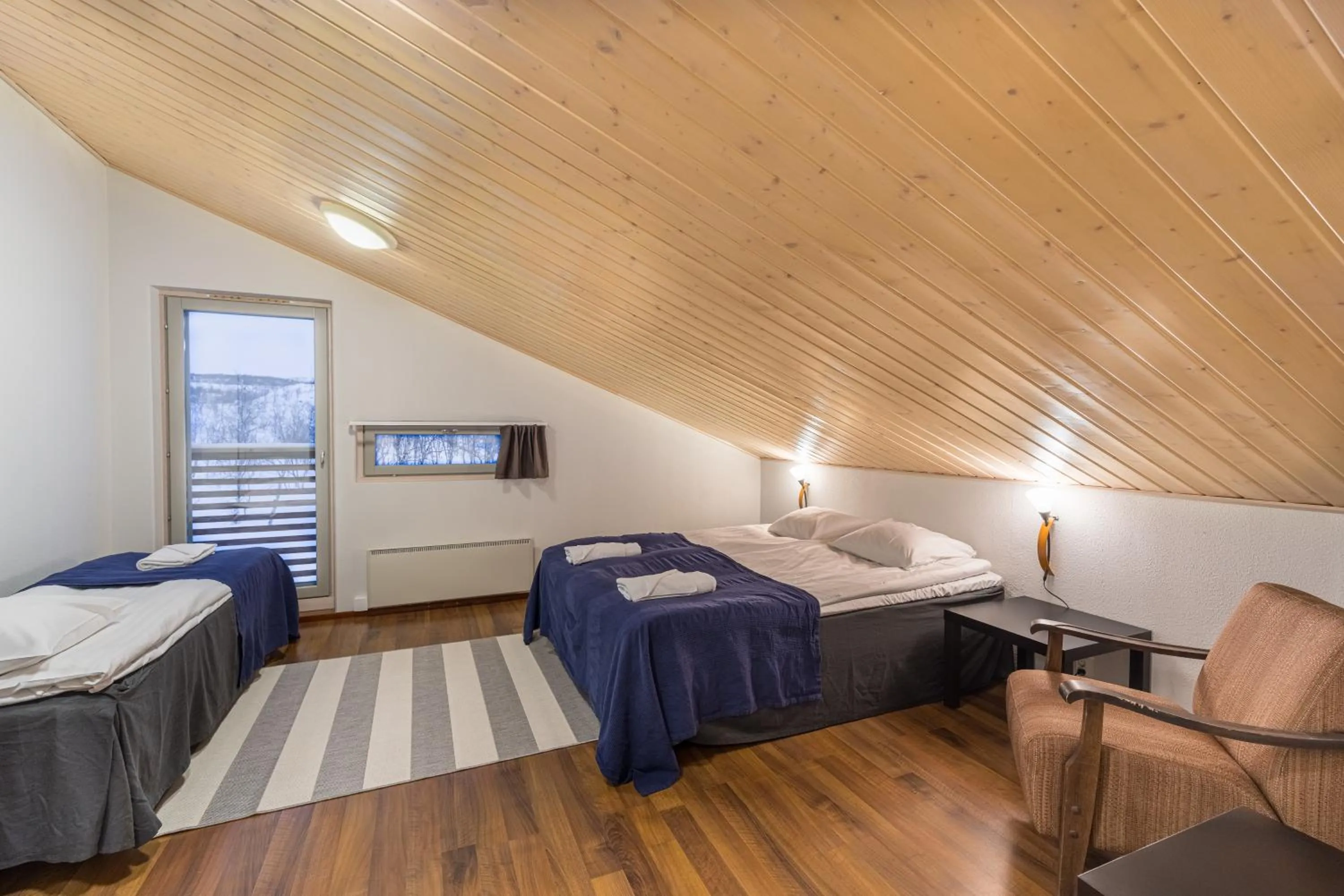 Bed in Santa's Hotel Rakka