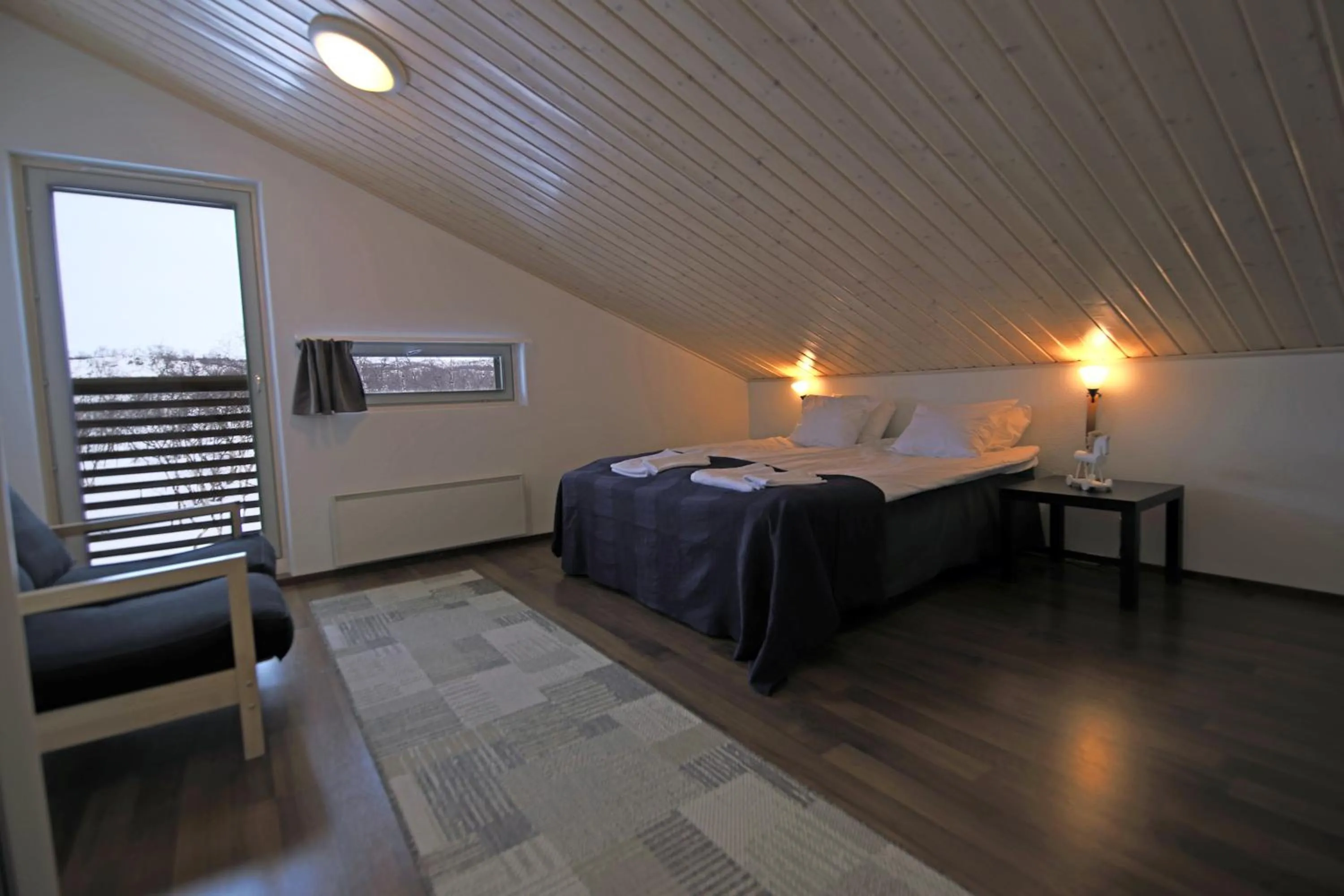 Bedroom, Bed in Santa's Hotel Rakka