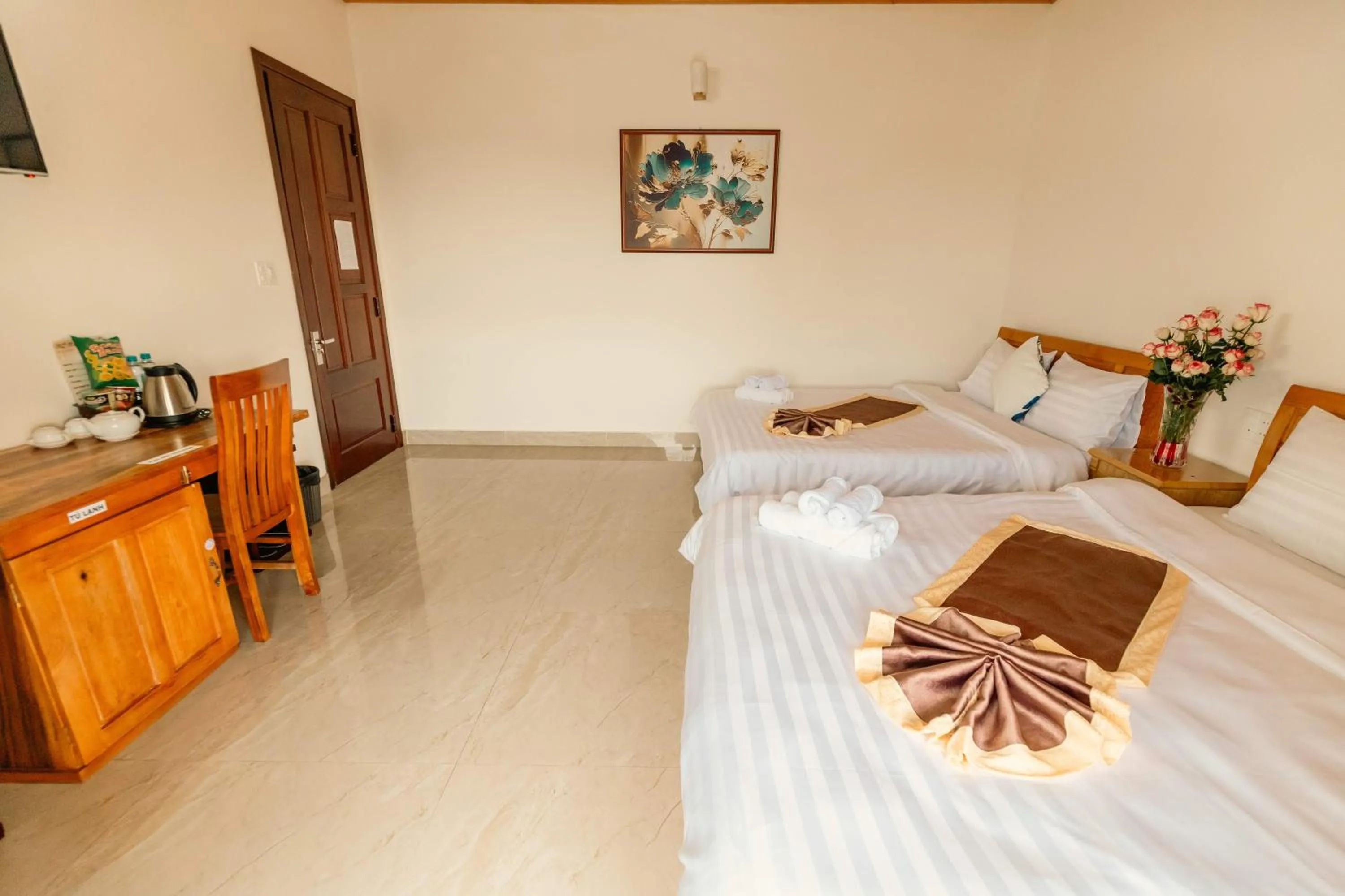 Bed in Lê Mùi Hotel - Apartment