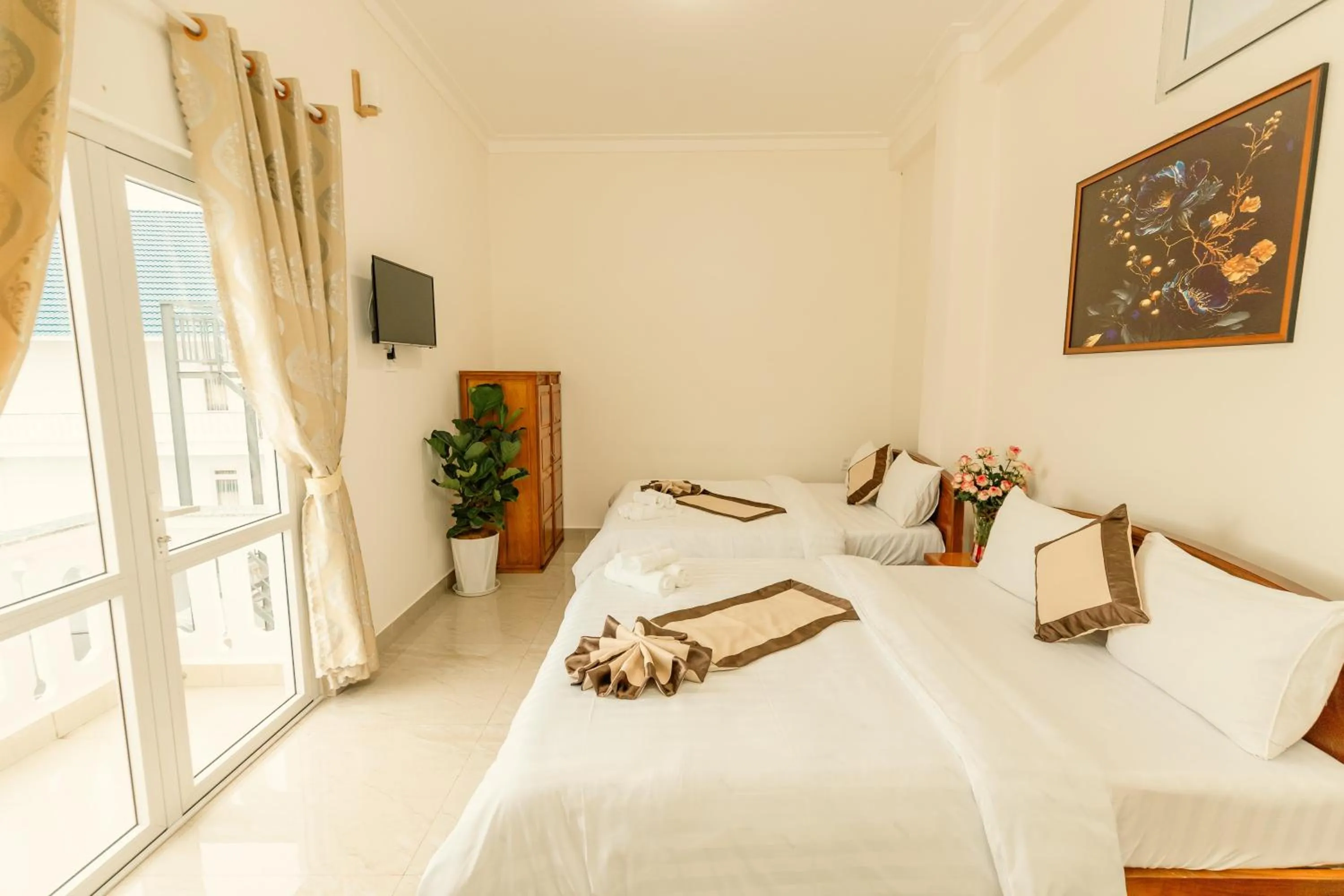 Bed in Lê Mùi Hotel - Apartment