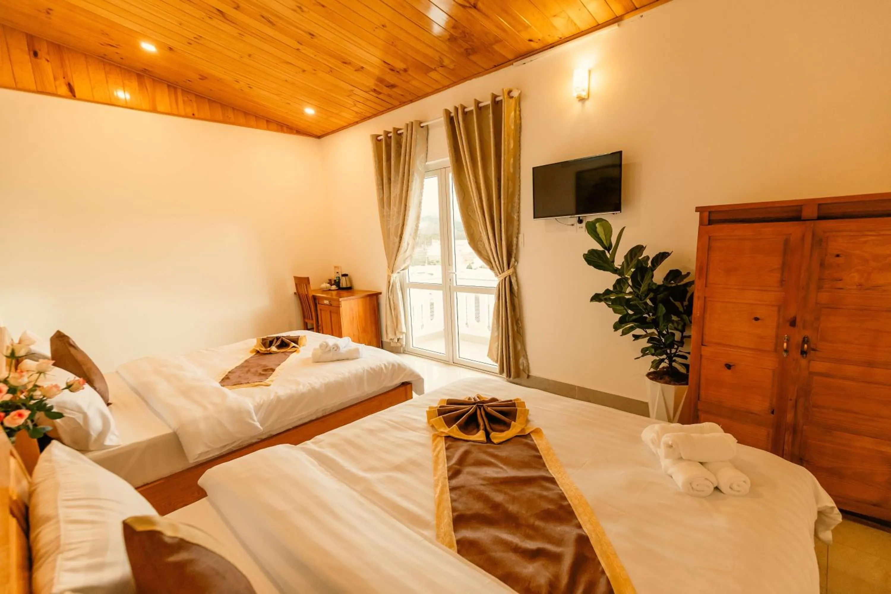 Bed in Lê Mùi Hotel - Apartment