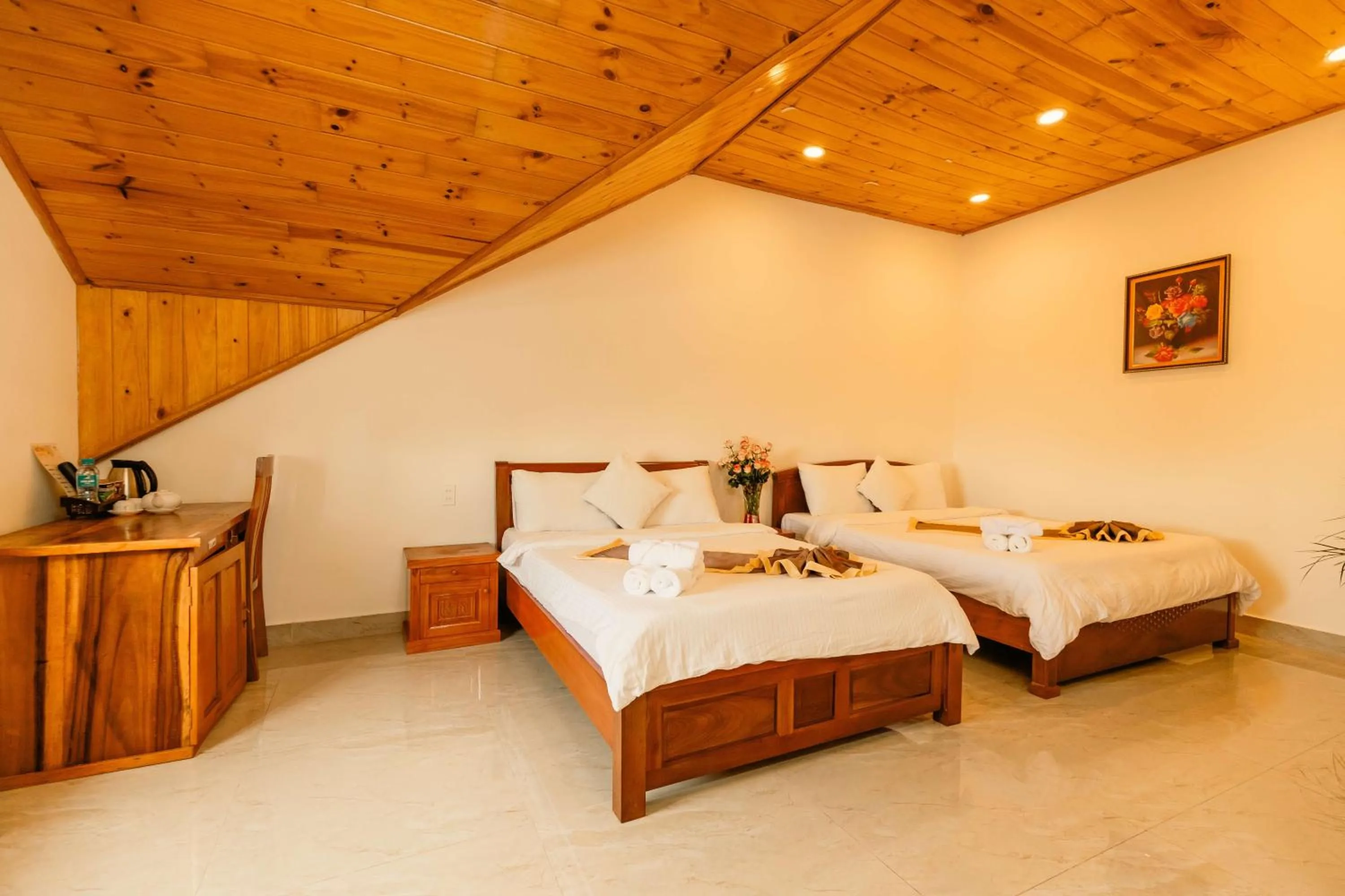 Bed in Lê Mùi Hotel - Apartment