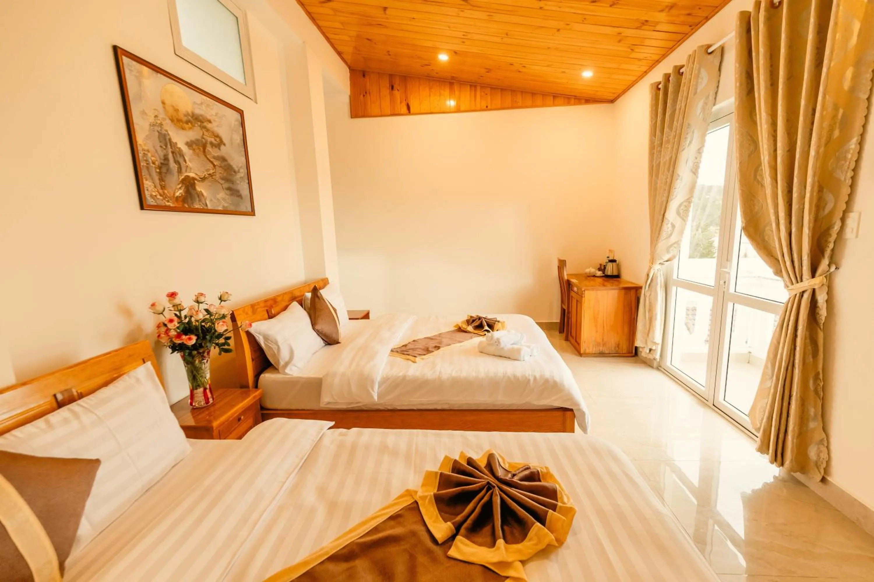 Bed in Lê Mùi Hotel - Apartment