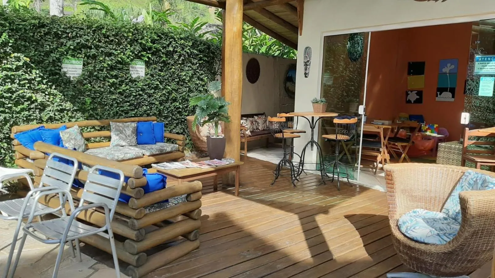 Seating area in Mares de Camburizinho
