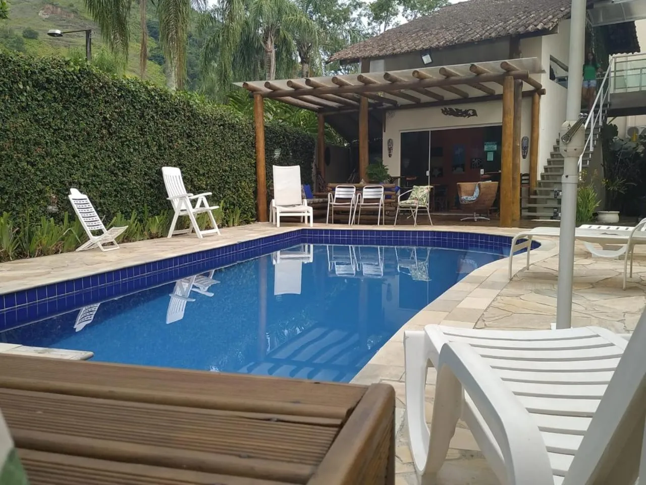 Pool view in Mares de Camburizinho