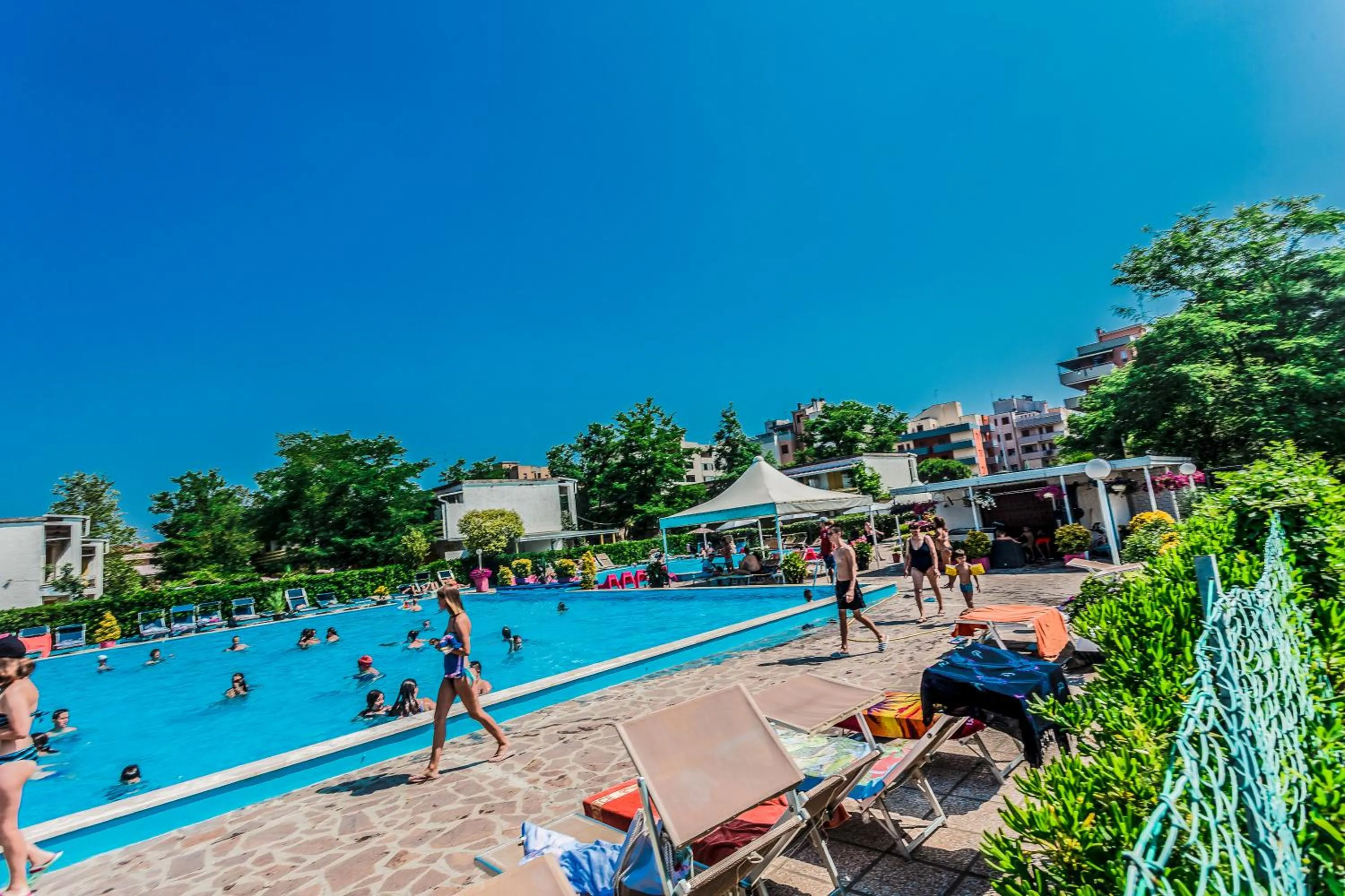 Swimming pool in Residence Blu Marlin Natural free beach
