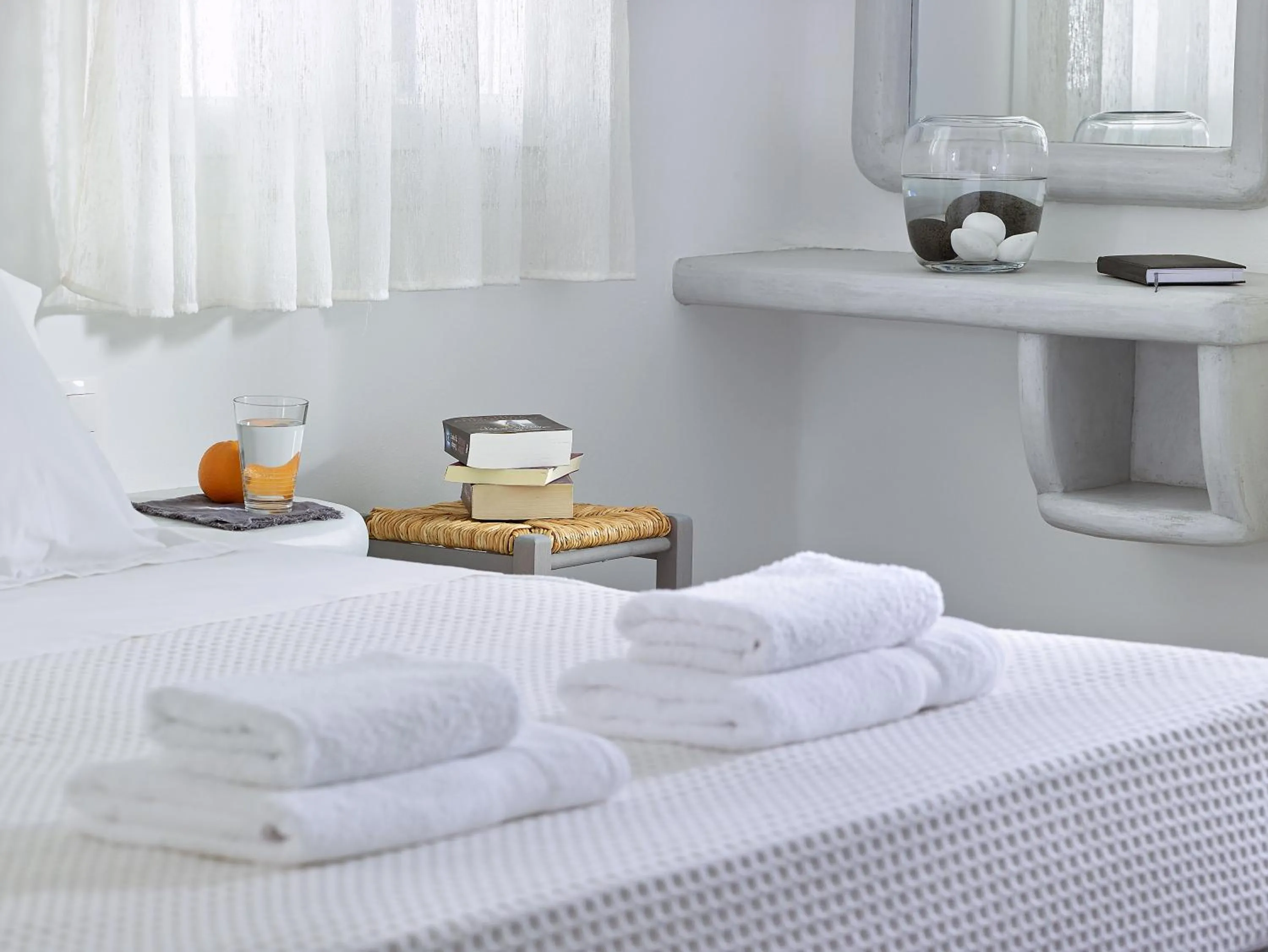 Bed in Garifalakis Comfort Rooms