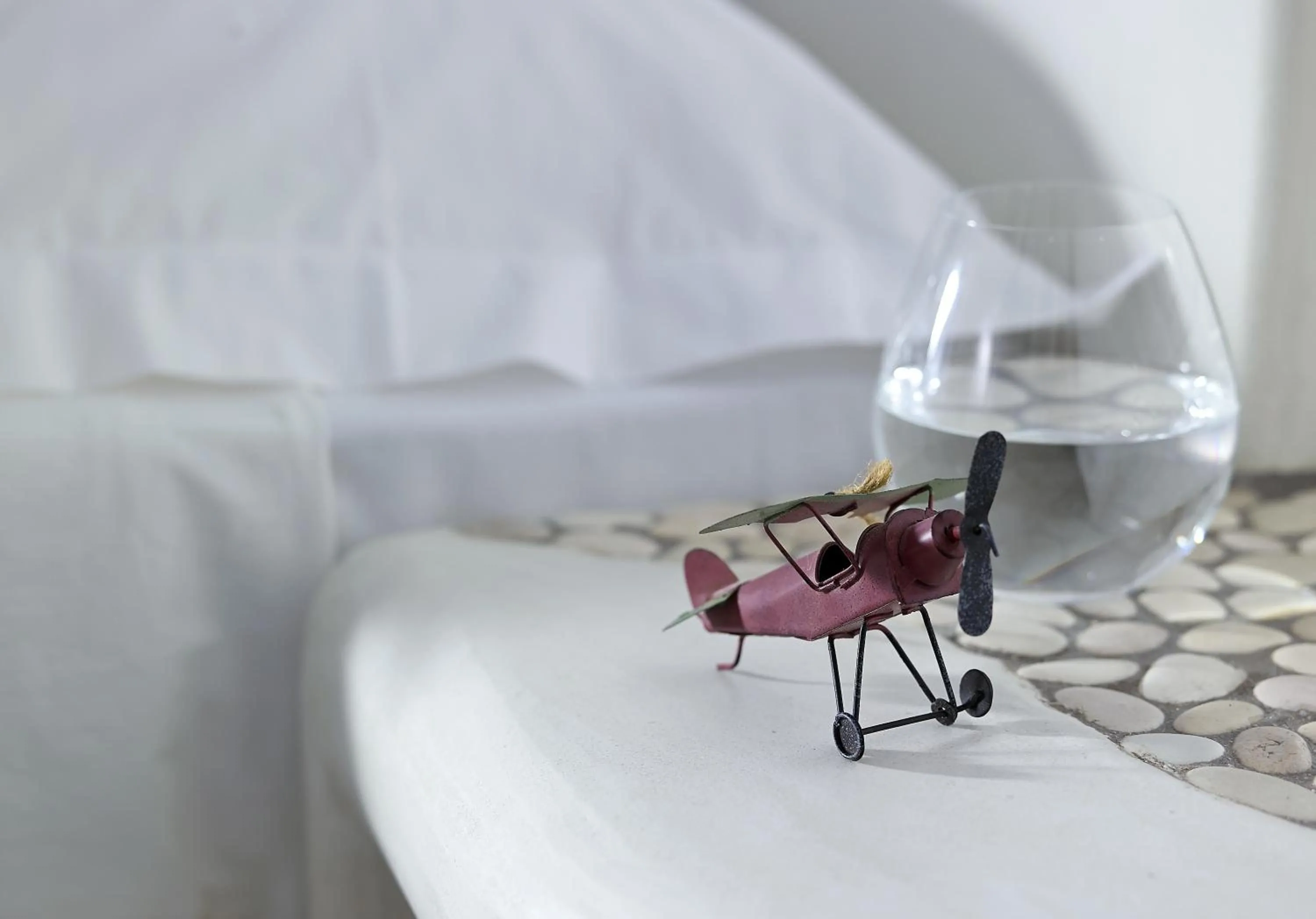 Decorative detail, Bed in Garifalakis Comfort Rooms