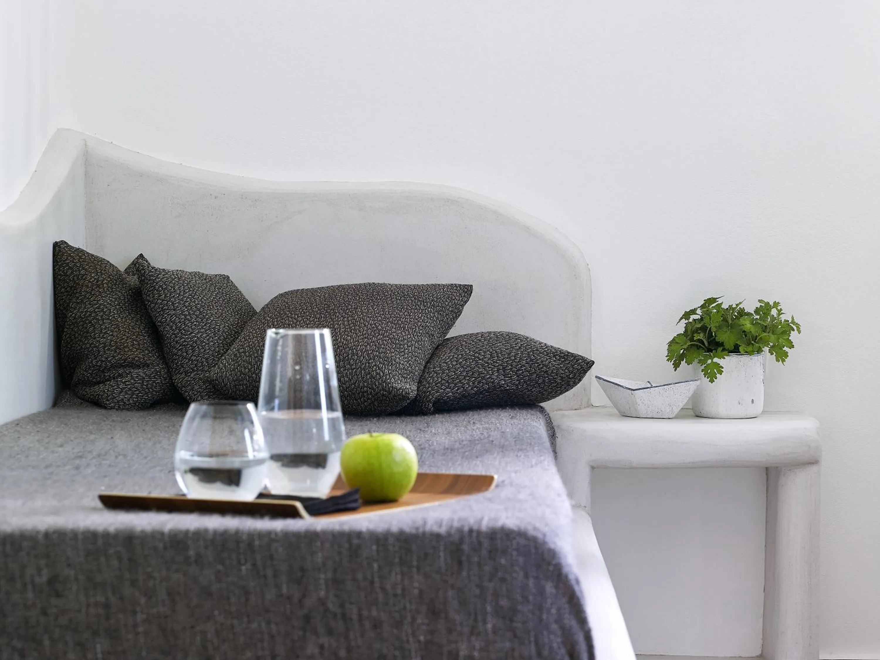 Bed in Garifalakis Comfort Rooms