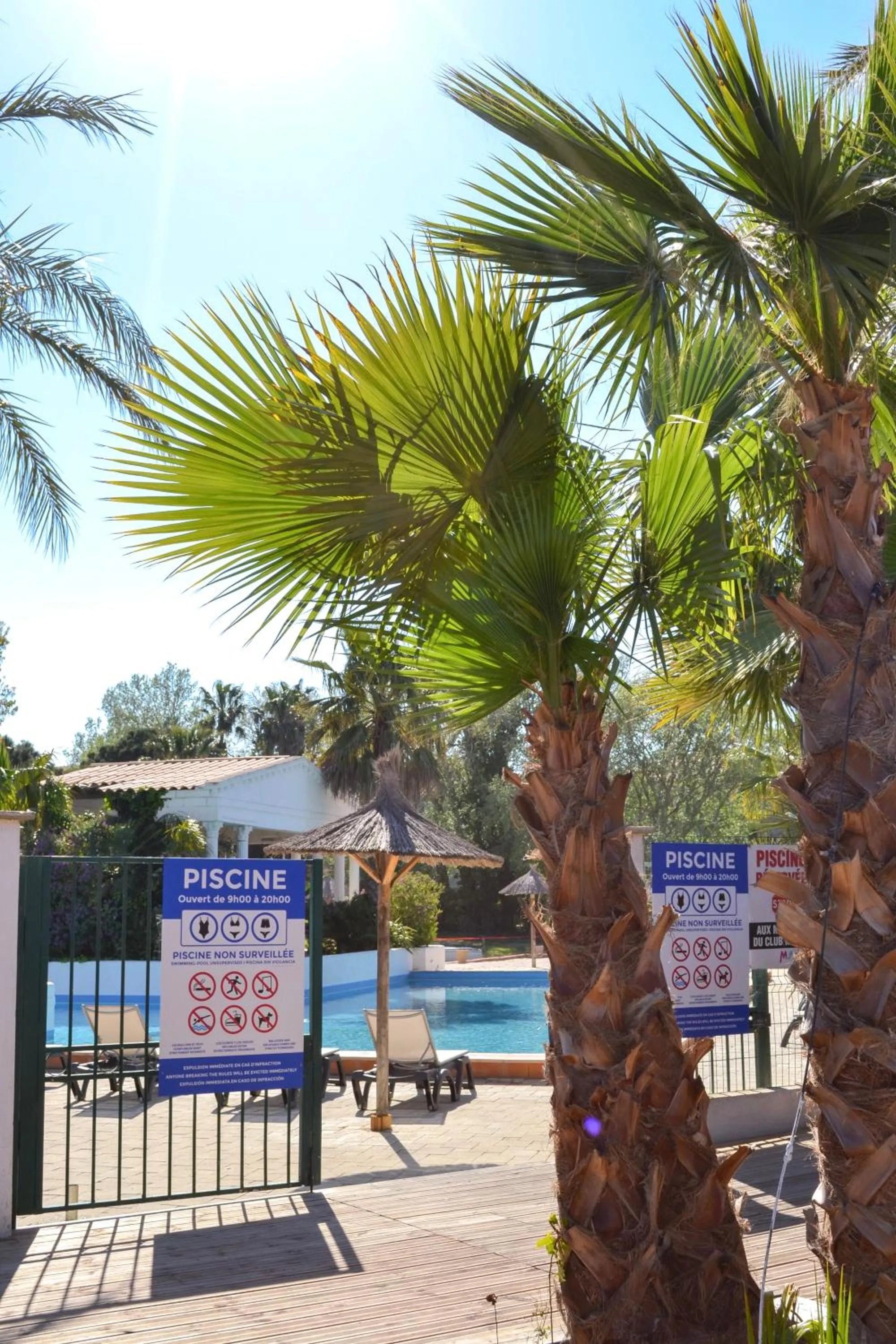 Swimming pool in Malibu Village