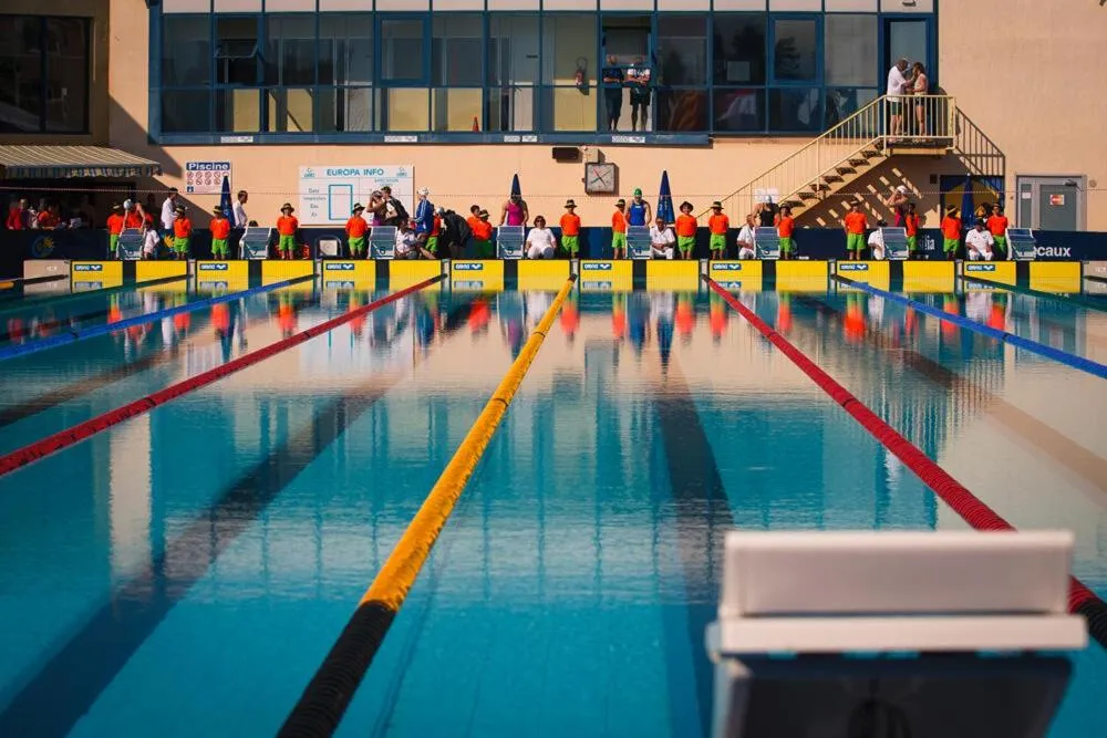 Swimming pool in Malibu Village