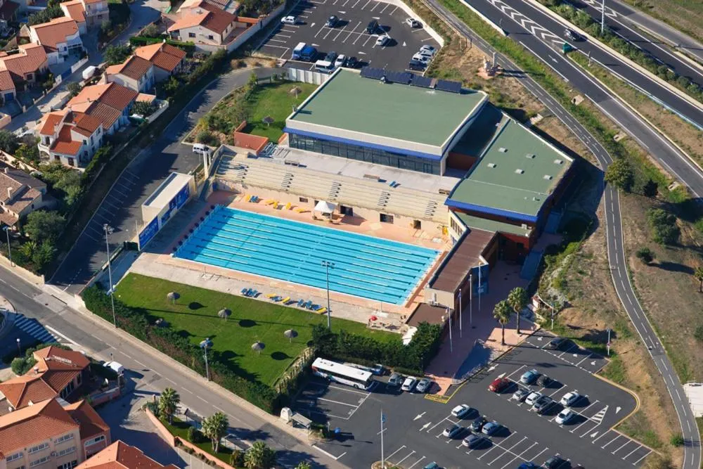 Swimming pool in Malibu Village