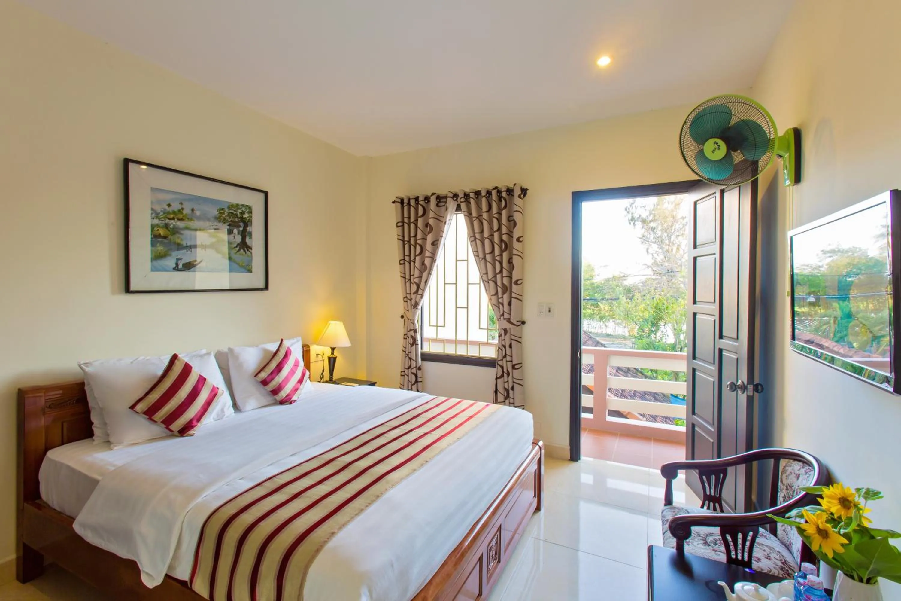 Bed in Do River Homestay