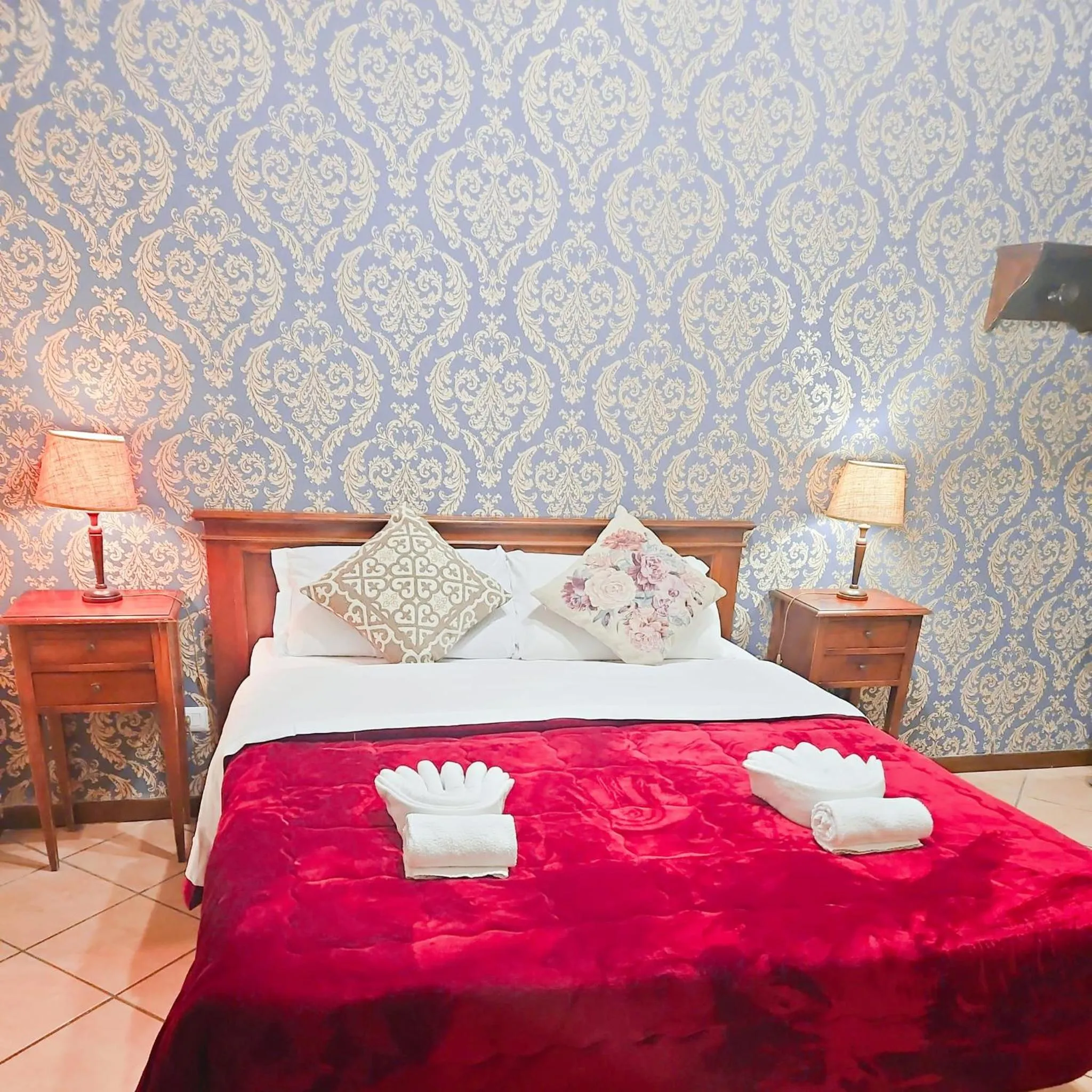Bed in Hotel Giubileo
