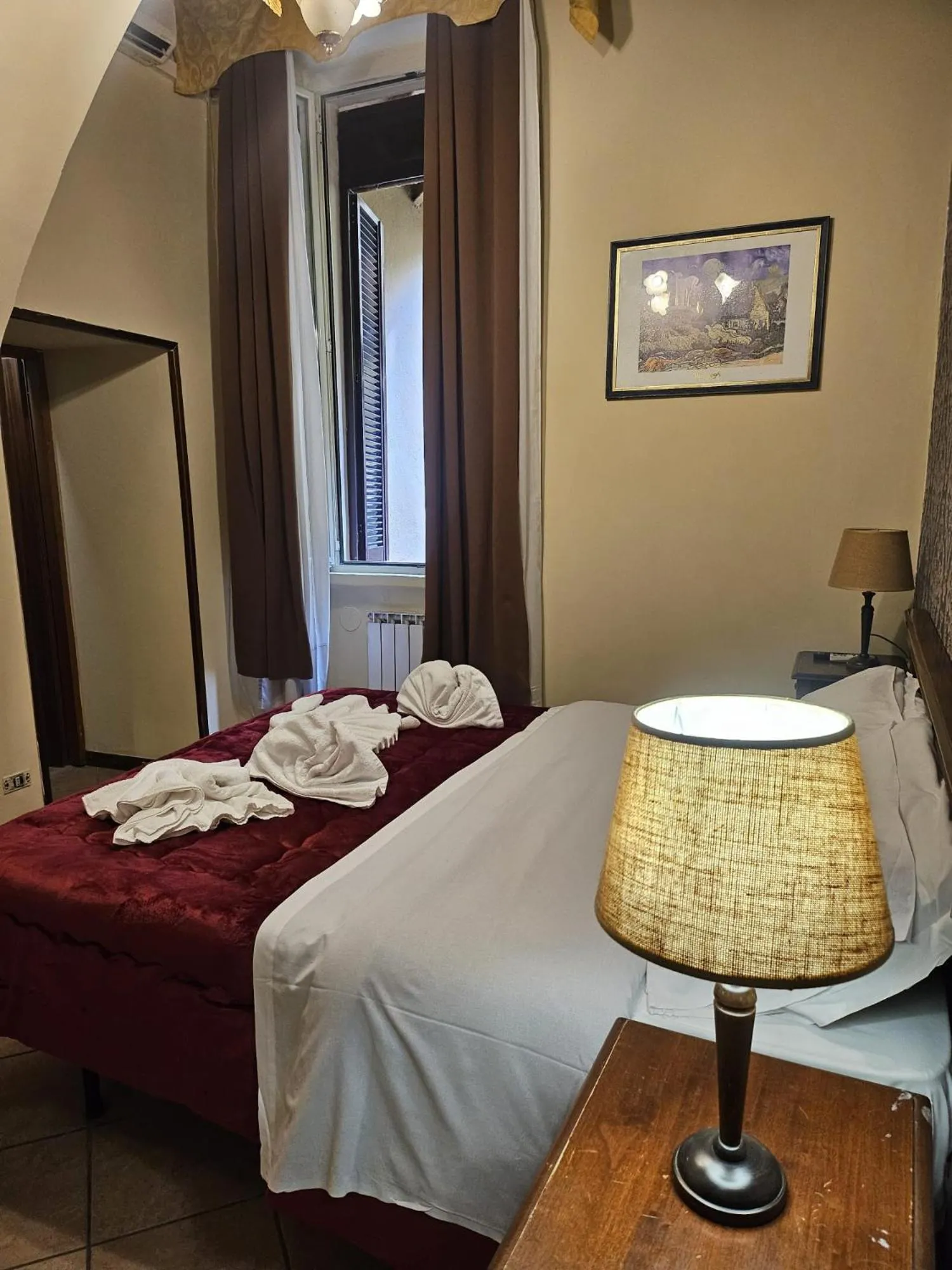Bed in Hotel Giubileo