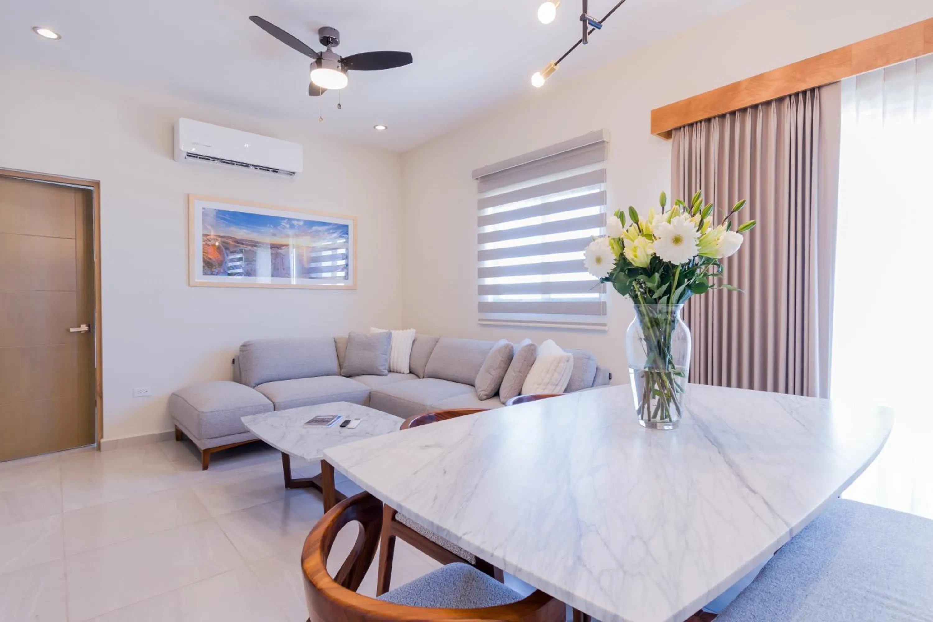 Living room in Josefa Suites