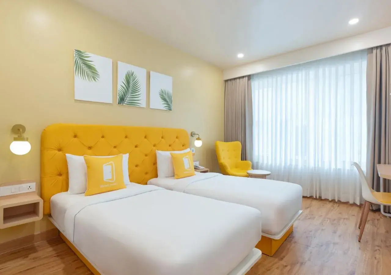 Standard Twin Room - single occupancy in Bloom Hotel - DLF Road Gachibowli Standard Twin Room - single occupancy in Bloom Hotel - DLF Road Gachibowli