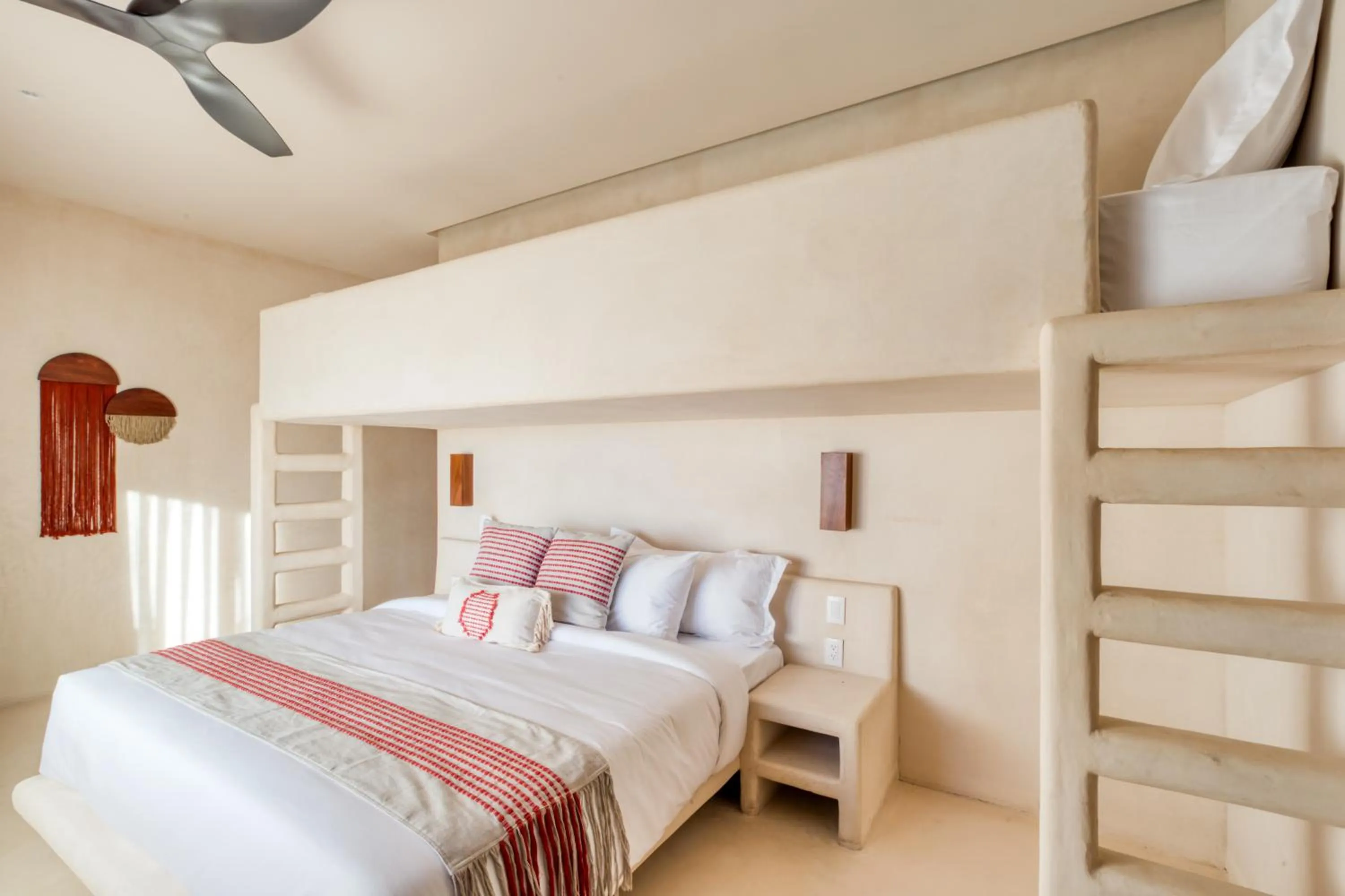 Bed in Amina Wind Resort by Tasman
