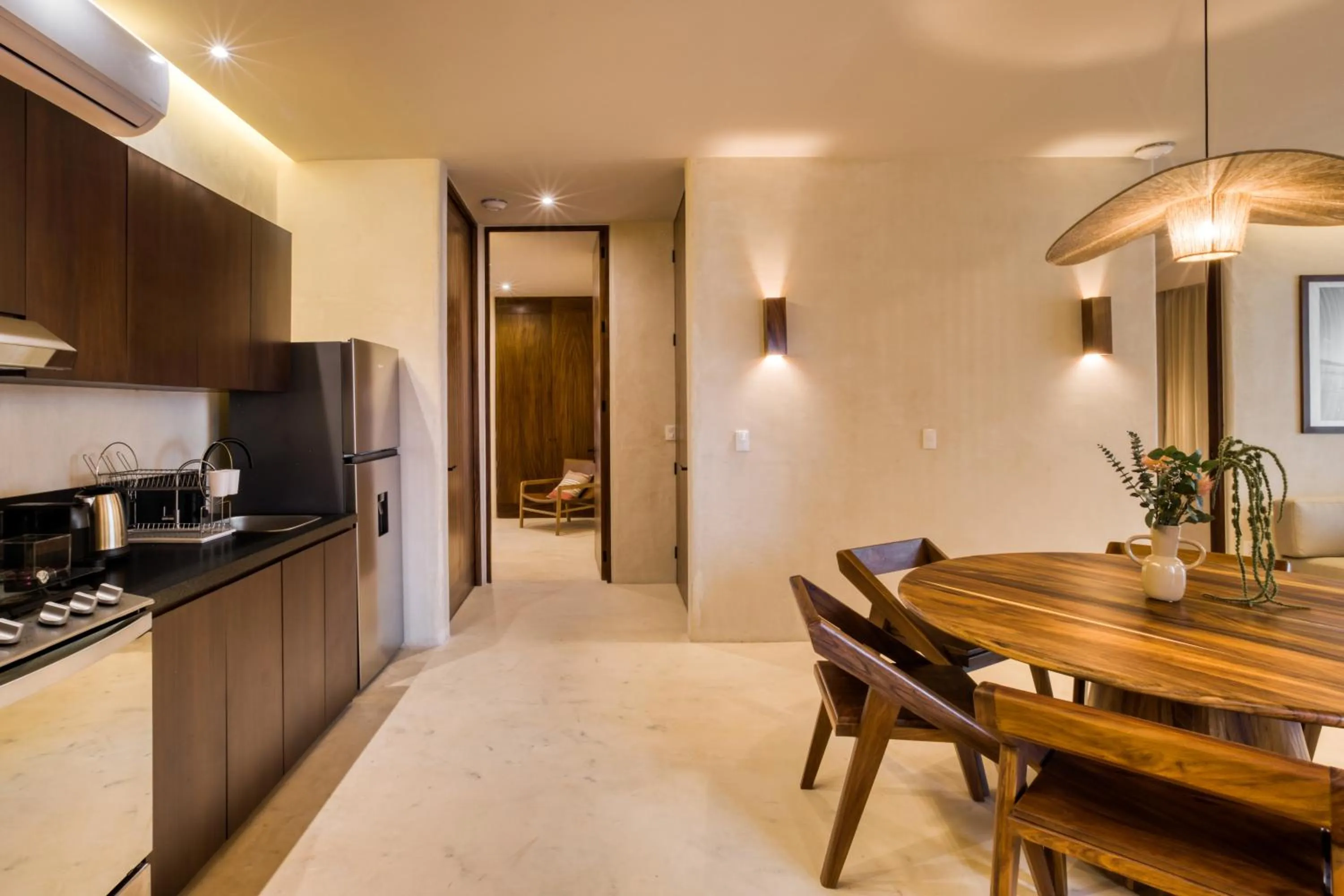Dining area in Amina Wind Resort by Tasman