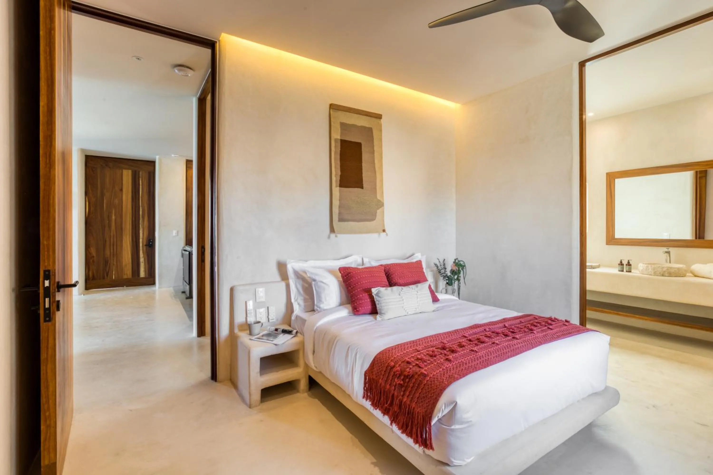 Bed in Amina Wind Resort by Tasman