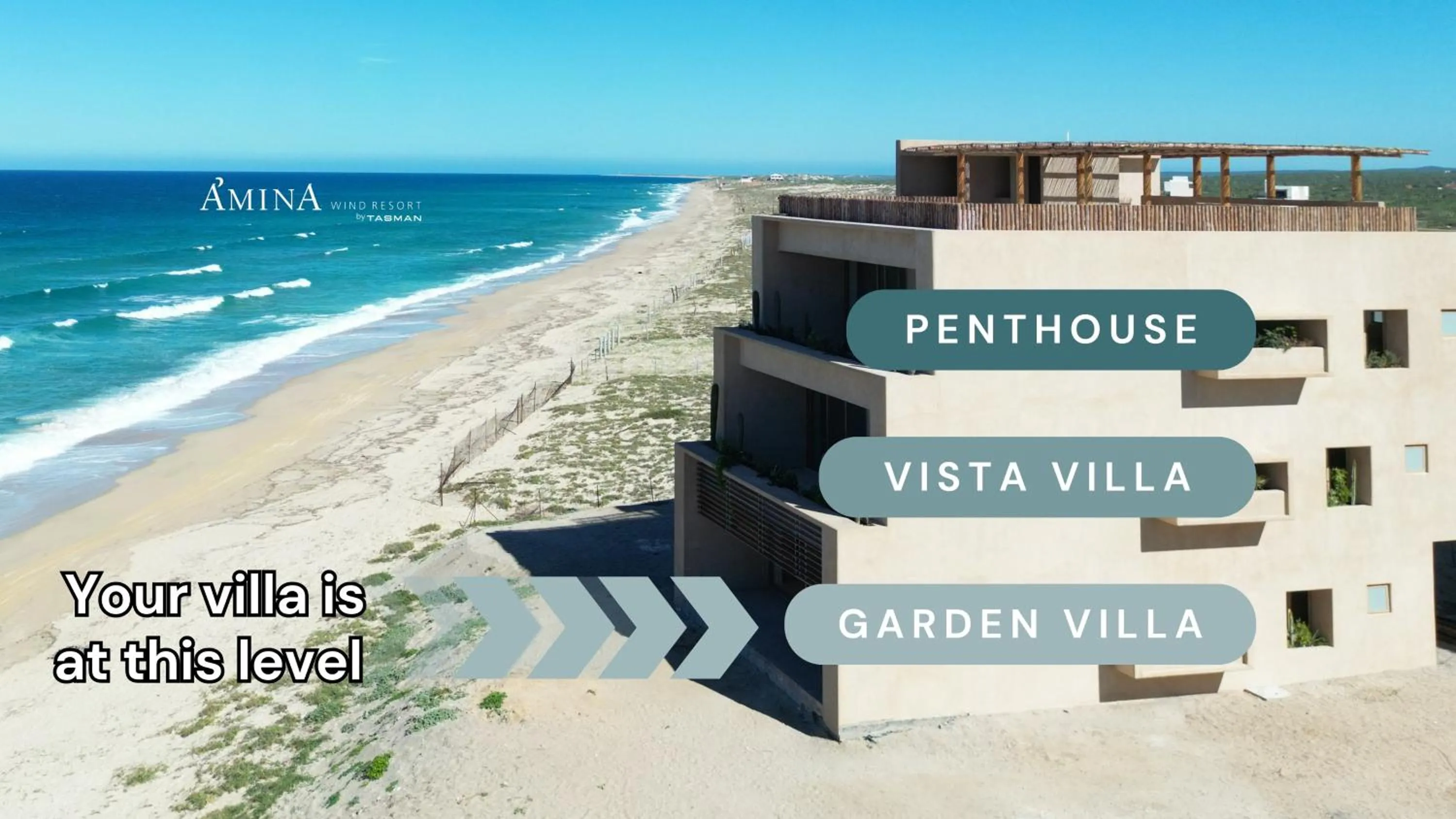 Property building in Amina Wind Resort by Tasman