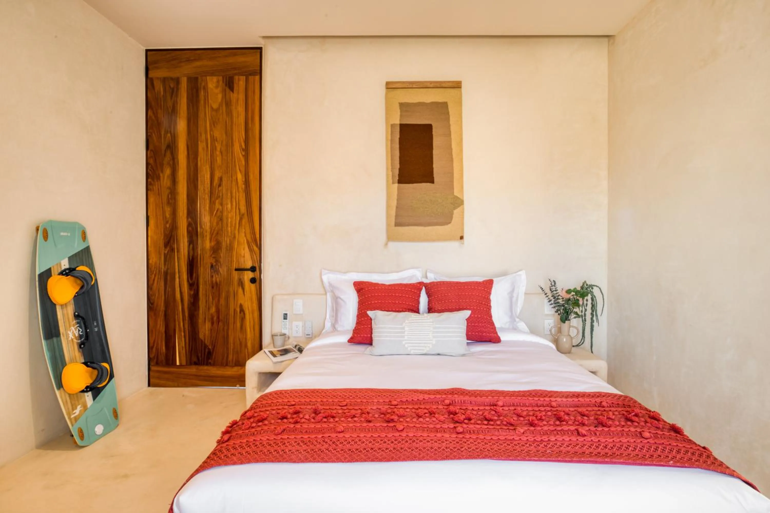Bed in Amina Wind Resort by Tasman