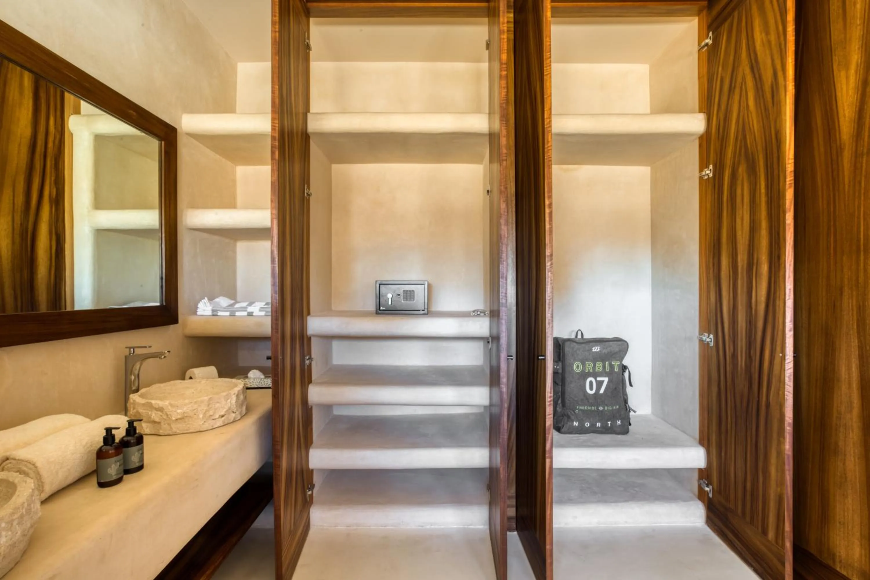 Bathroom in Amina Wind Resort by Tasman