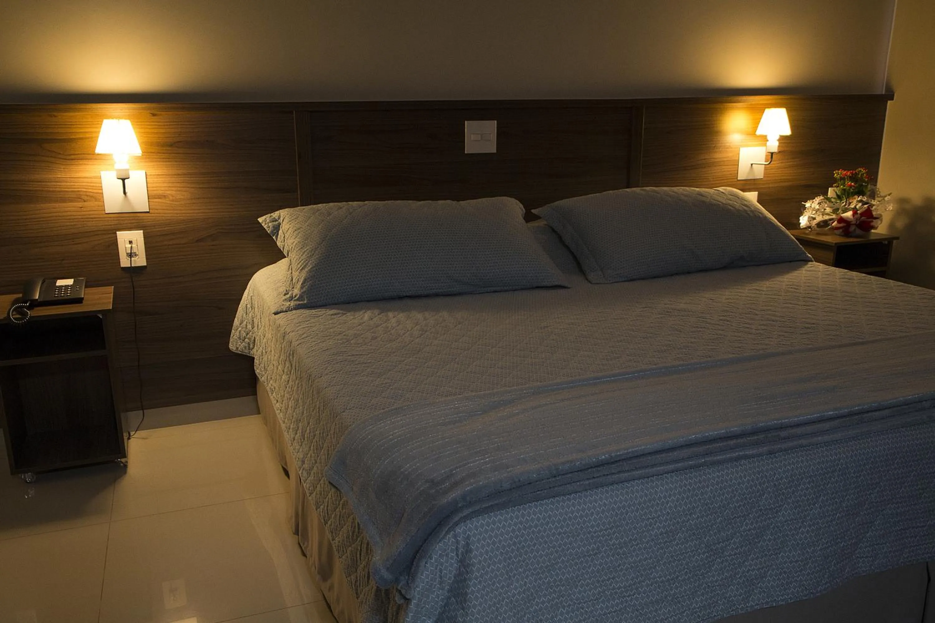 Photo of the whole room, Bed in JP Palace Hotel