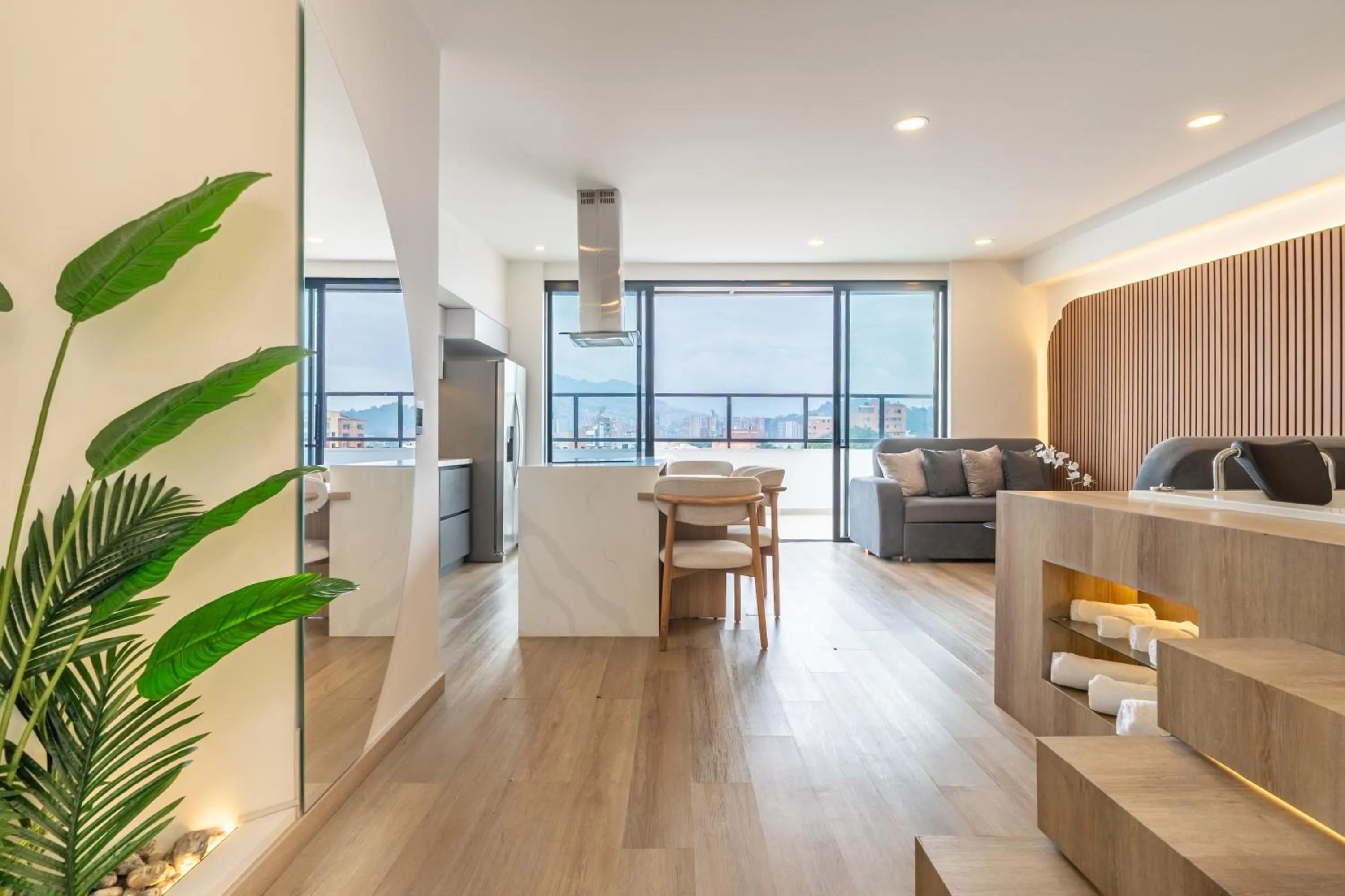 Kitchen or kitchenette in Hotel Time Oclock