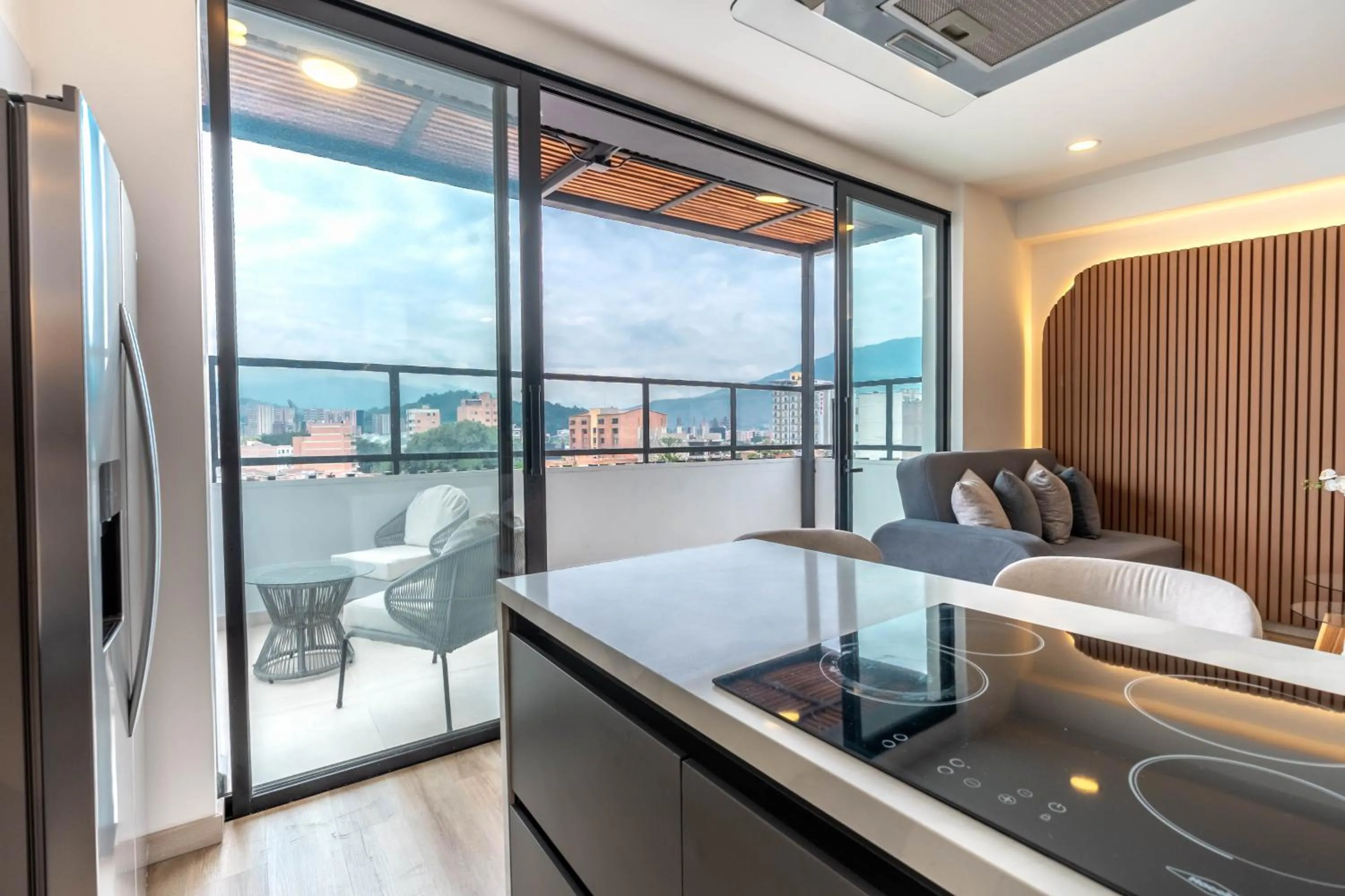 Kitchen or kitchenette in Hotel Time Oclock