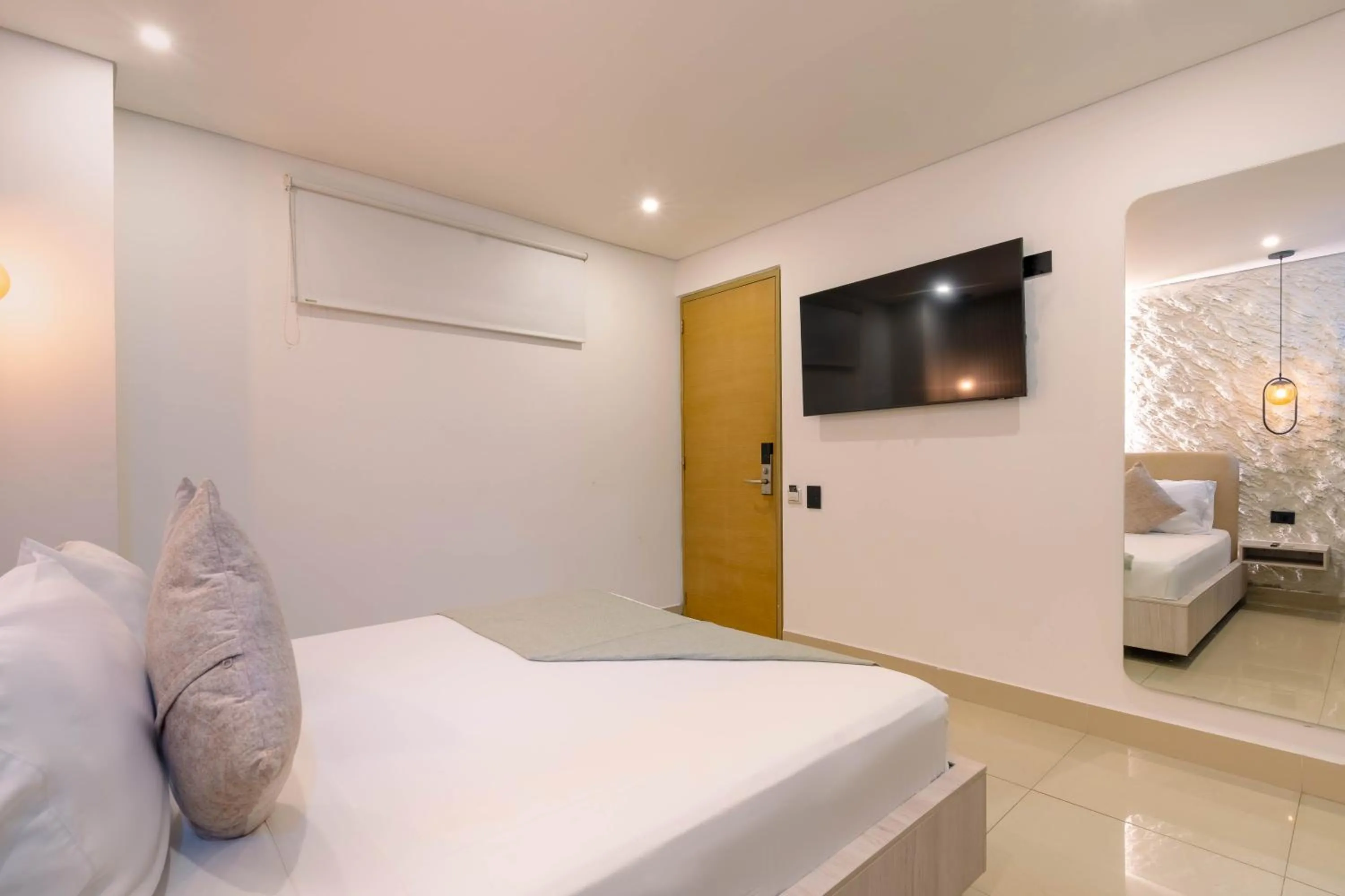 Bed in Hotel Time Oclock