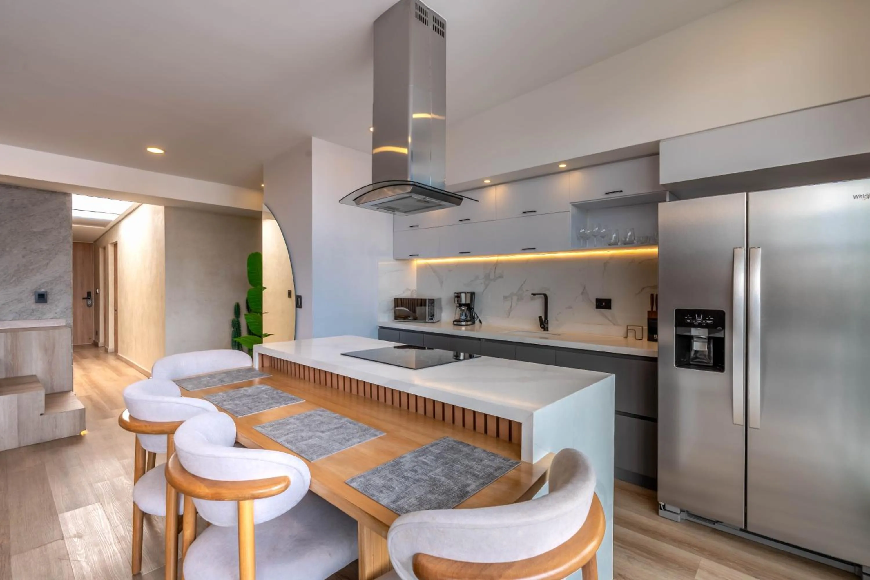 Kitchen or kitchenette in Hotel Time Oclock