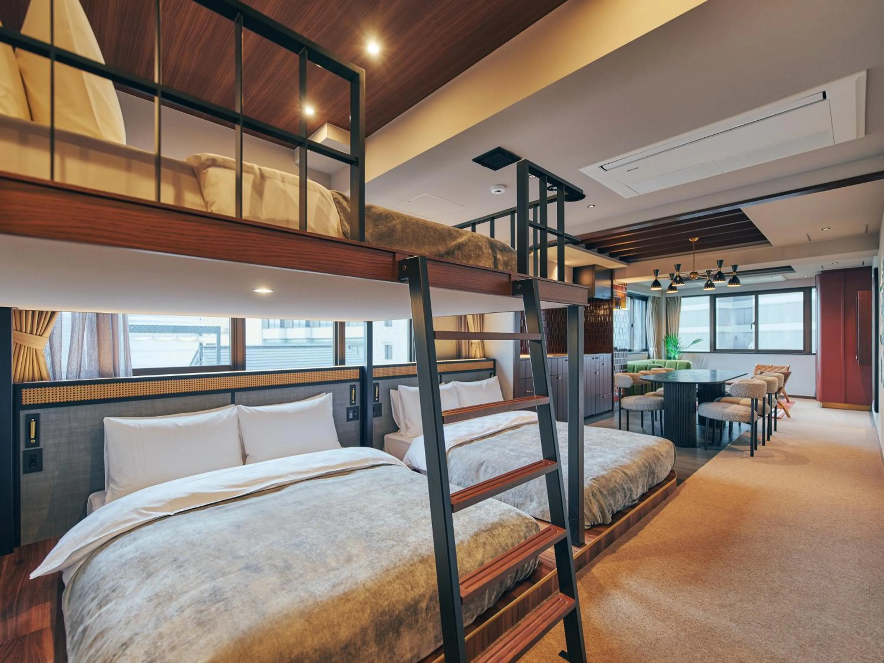 Bed in STITCH HOTEL Kyoto