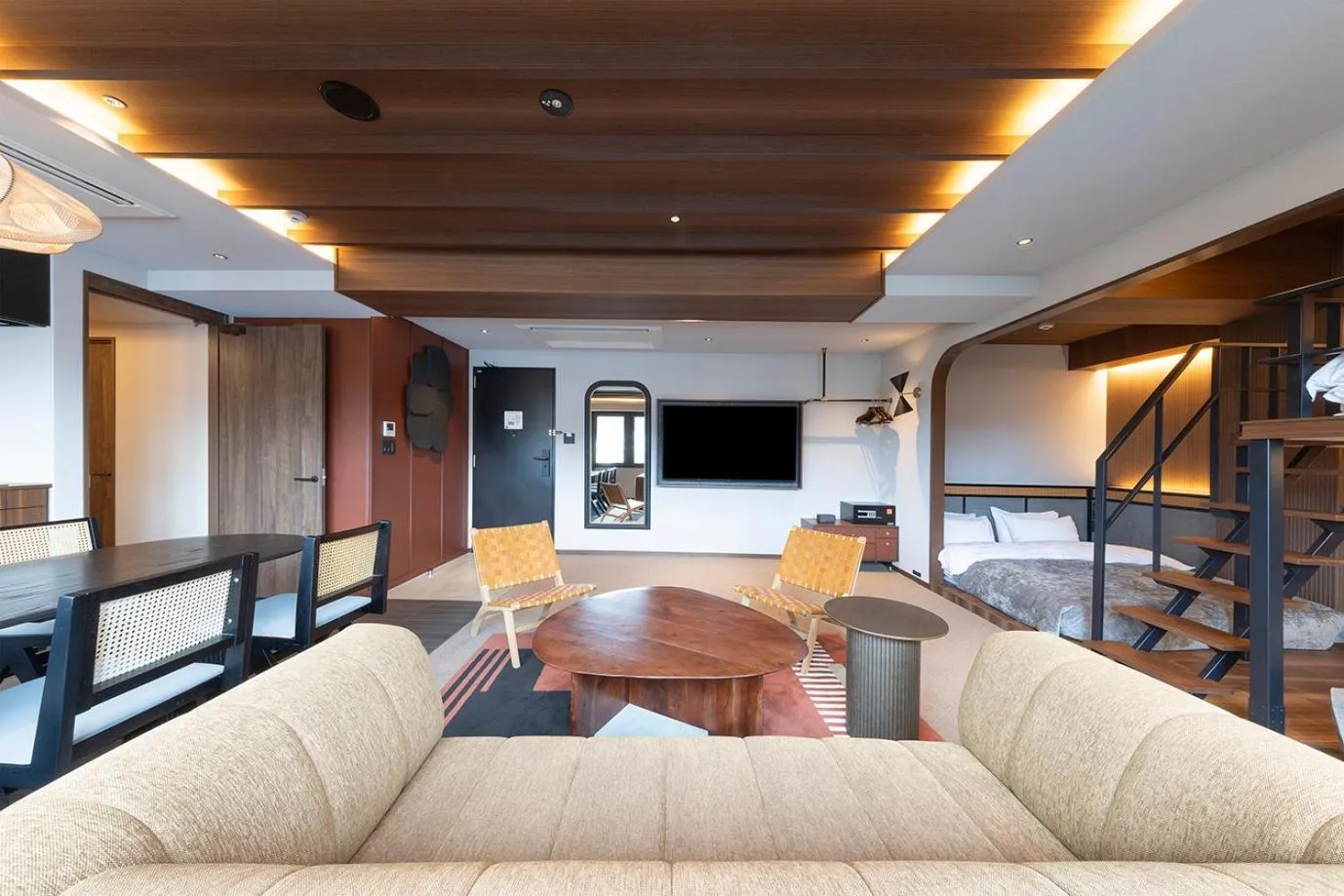 Photo of the whole room in STITCH HOTEL Kyoto