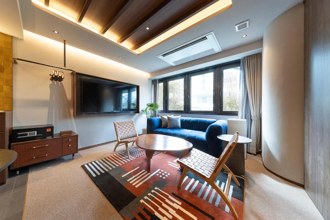 Living room in STITCH HOTEL Kyoto
